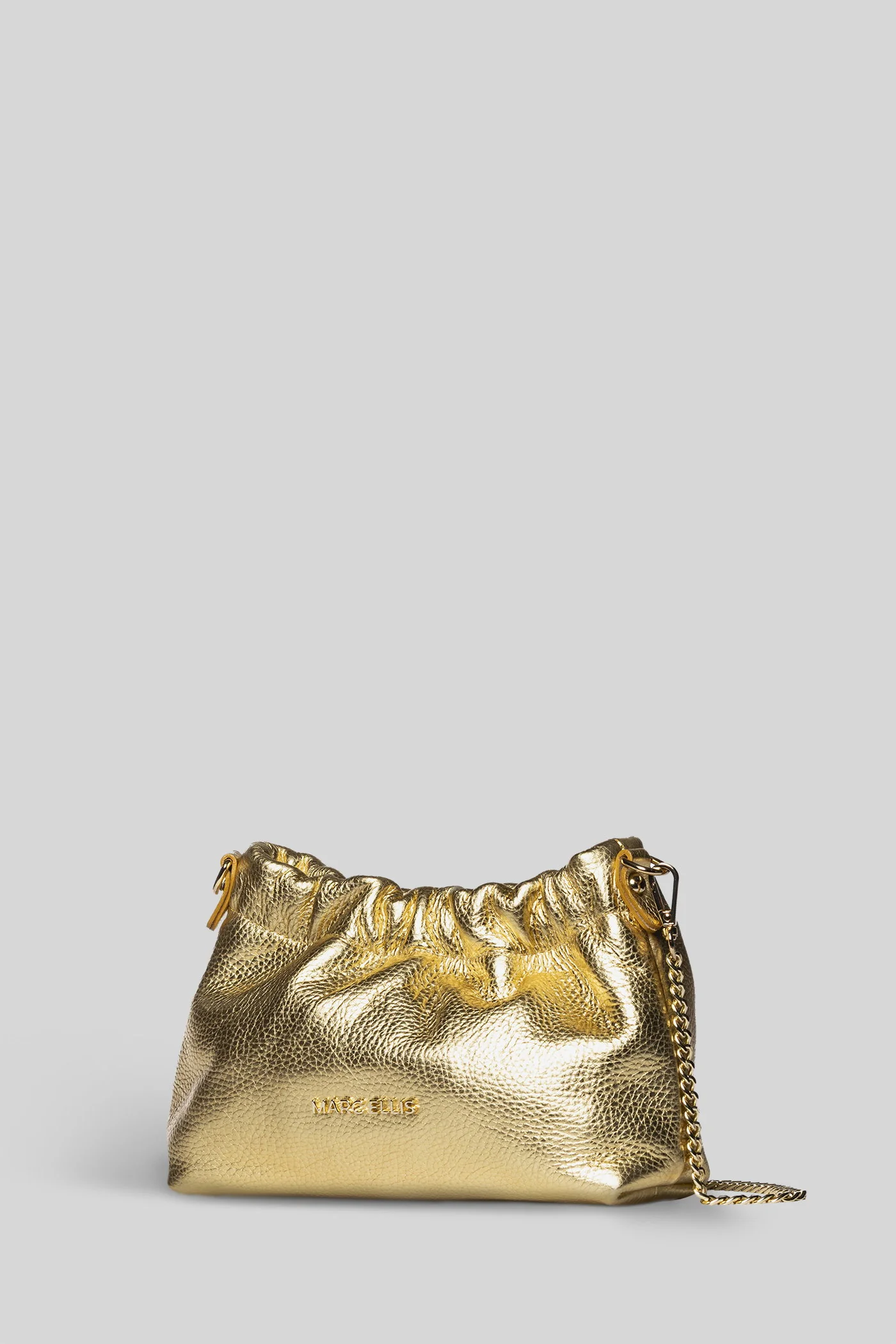 Helena Shoulder bag in gold faux leather - Image 2