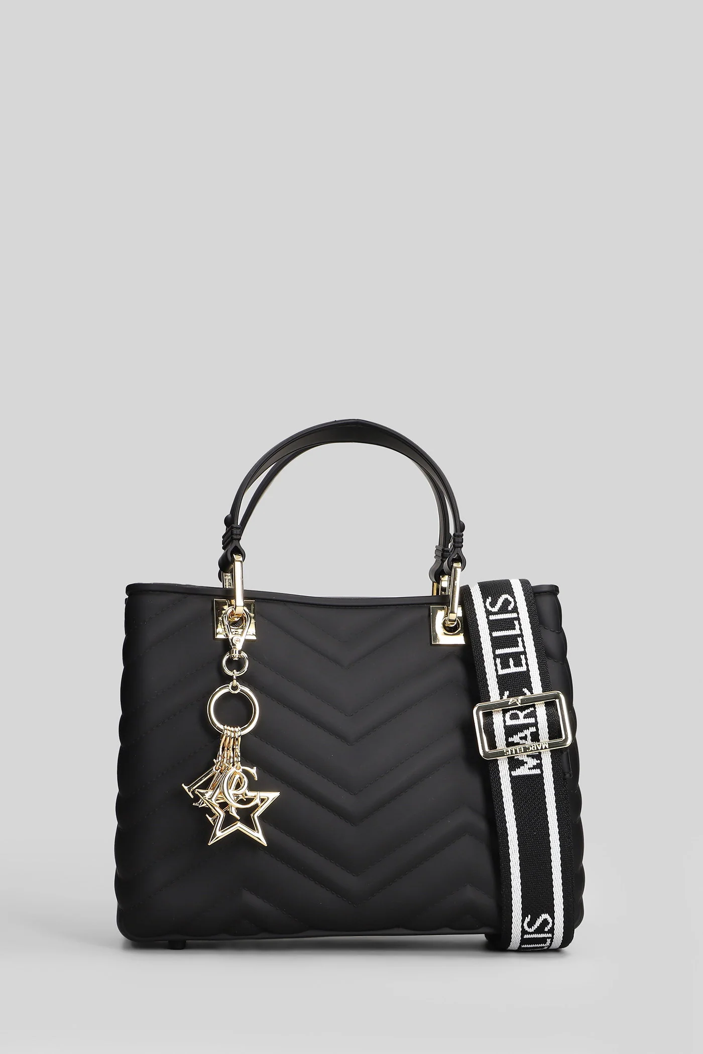 Krissy Wave M Shoulder bag in black Polyuretan