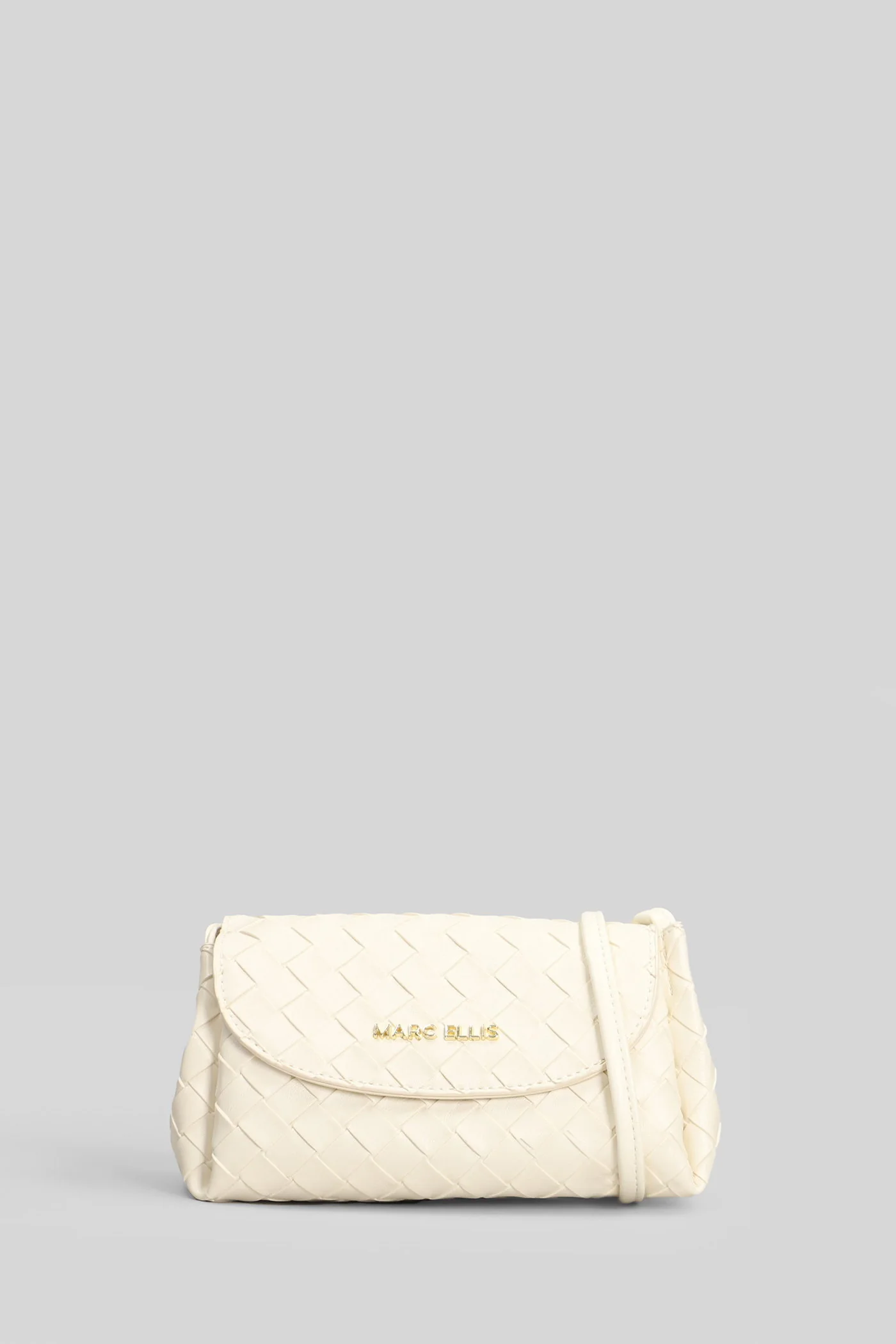 Milenka Shoulder bag in white Polyuretan