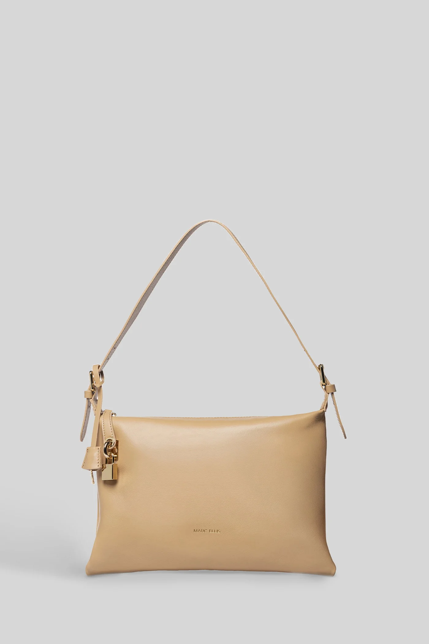 Nevada S Tote in beige faux leather