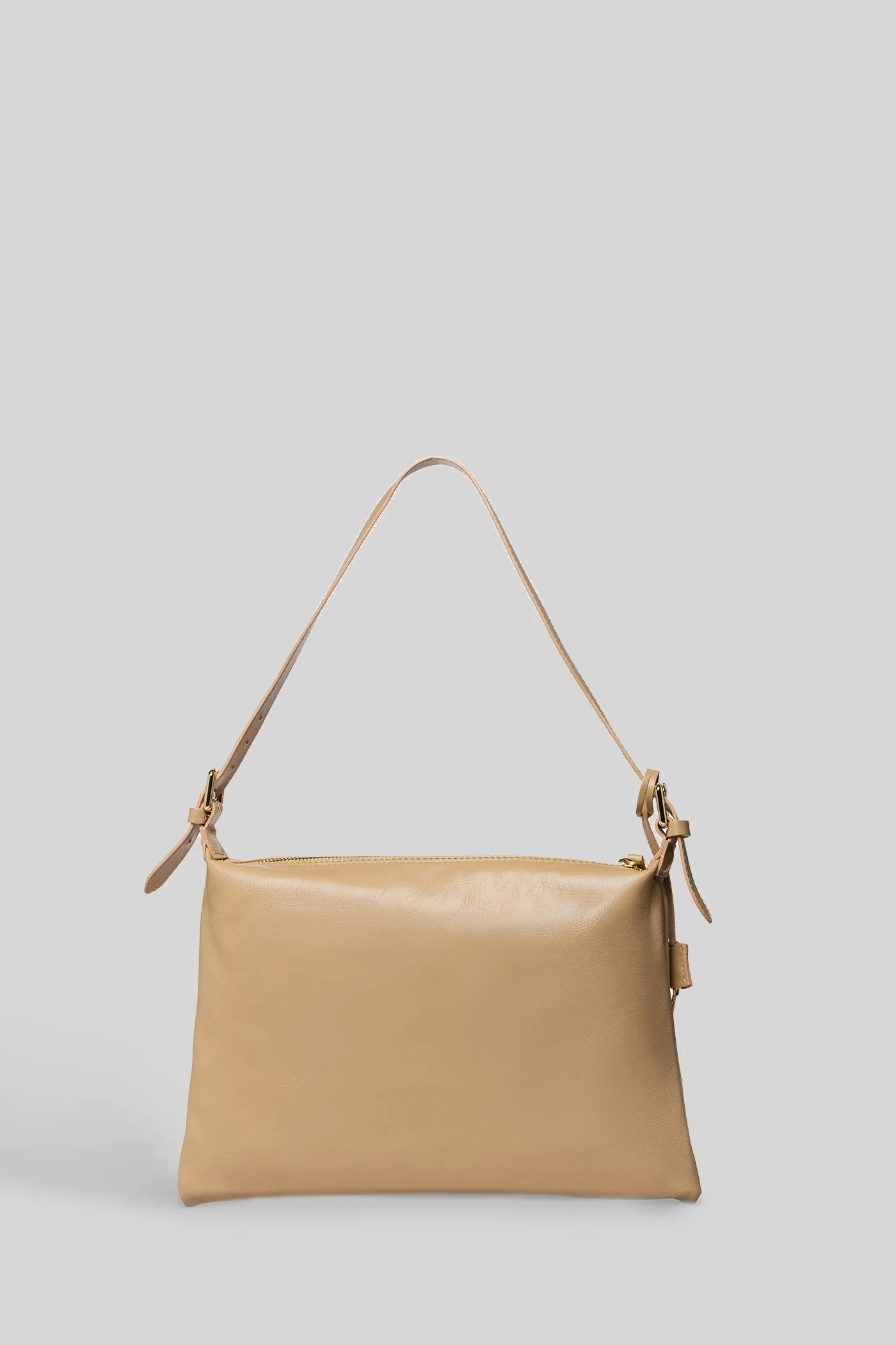 Nevada S Tote in beige faux leather - Image 3