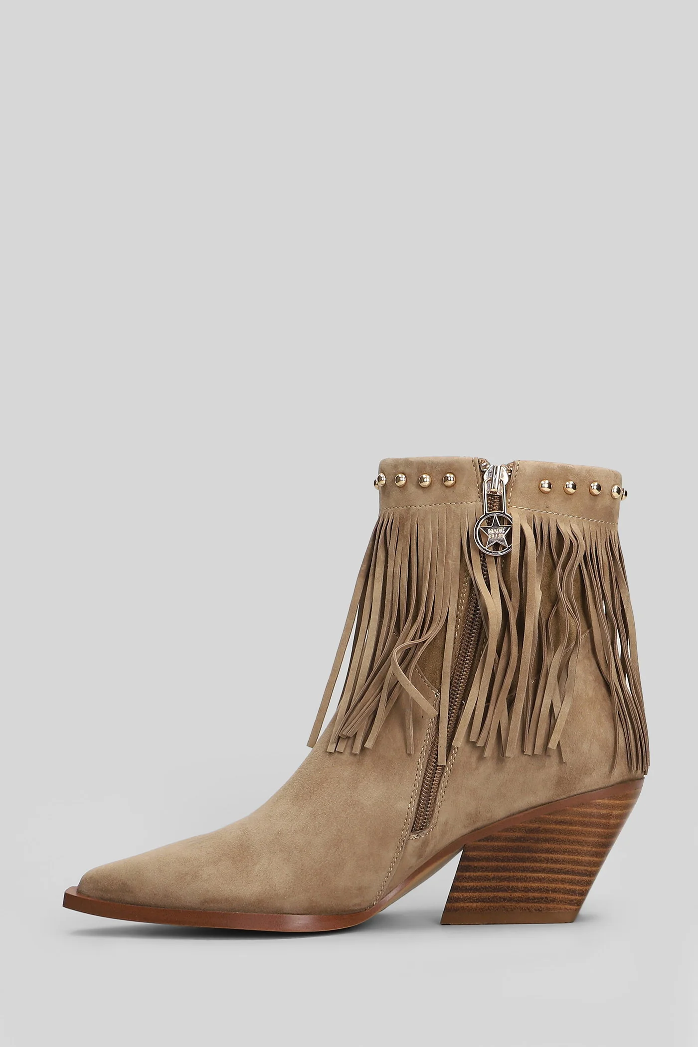 texan Ankle boots in Camel suede - Image 3