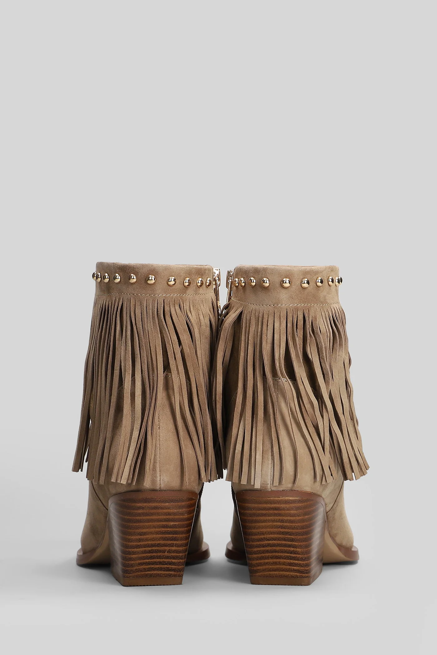 texan Ankle boots in Camel suede - Image 4