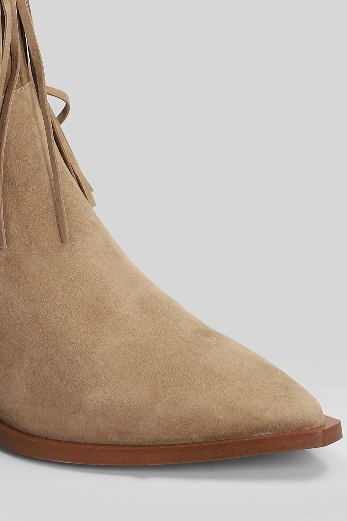 texan Ankle boots in Camel suede - Image 5