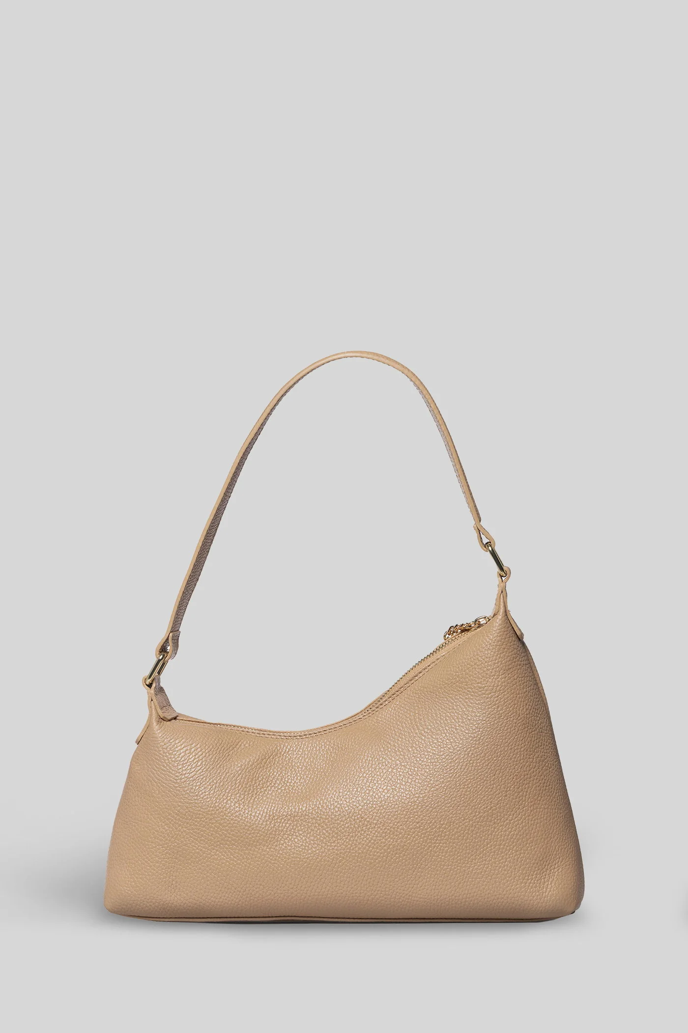 Wynn M Shoulder bag in beige faux leather - Image 3