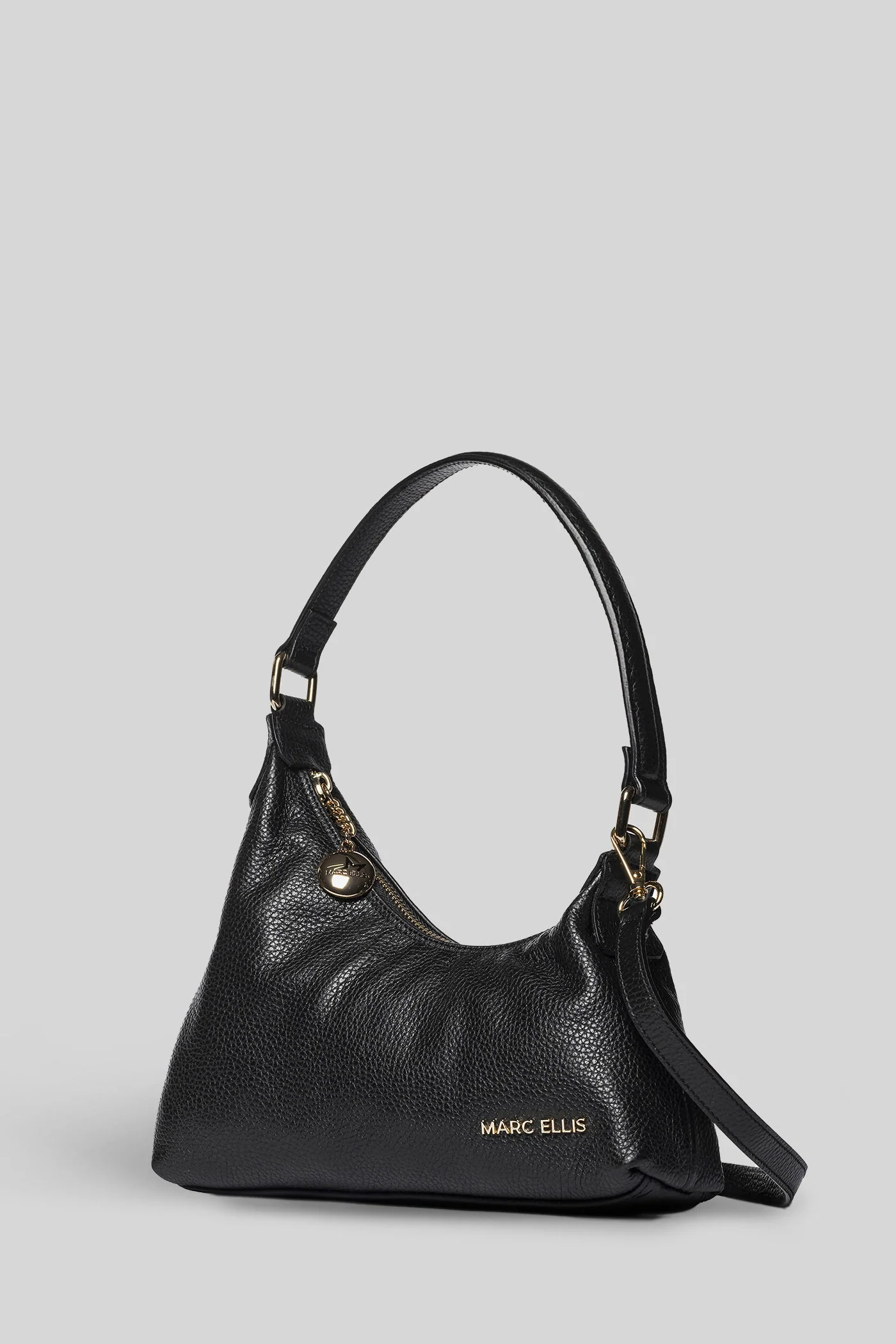 Wynn M Shoulder bag in black faux leather - Image 2