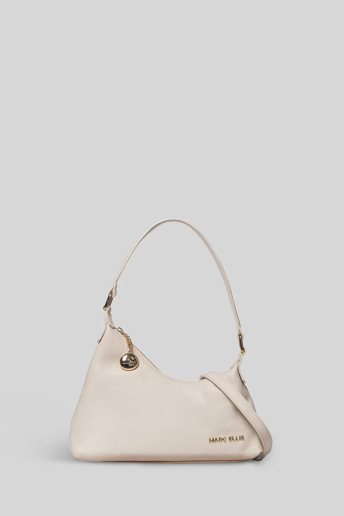 Wynn S Shoulder bag in beige faux leather