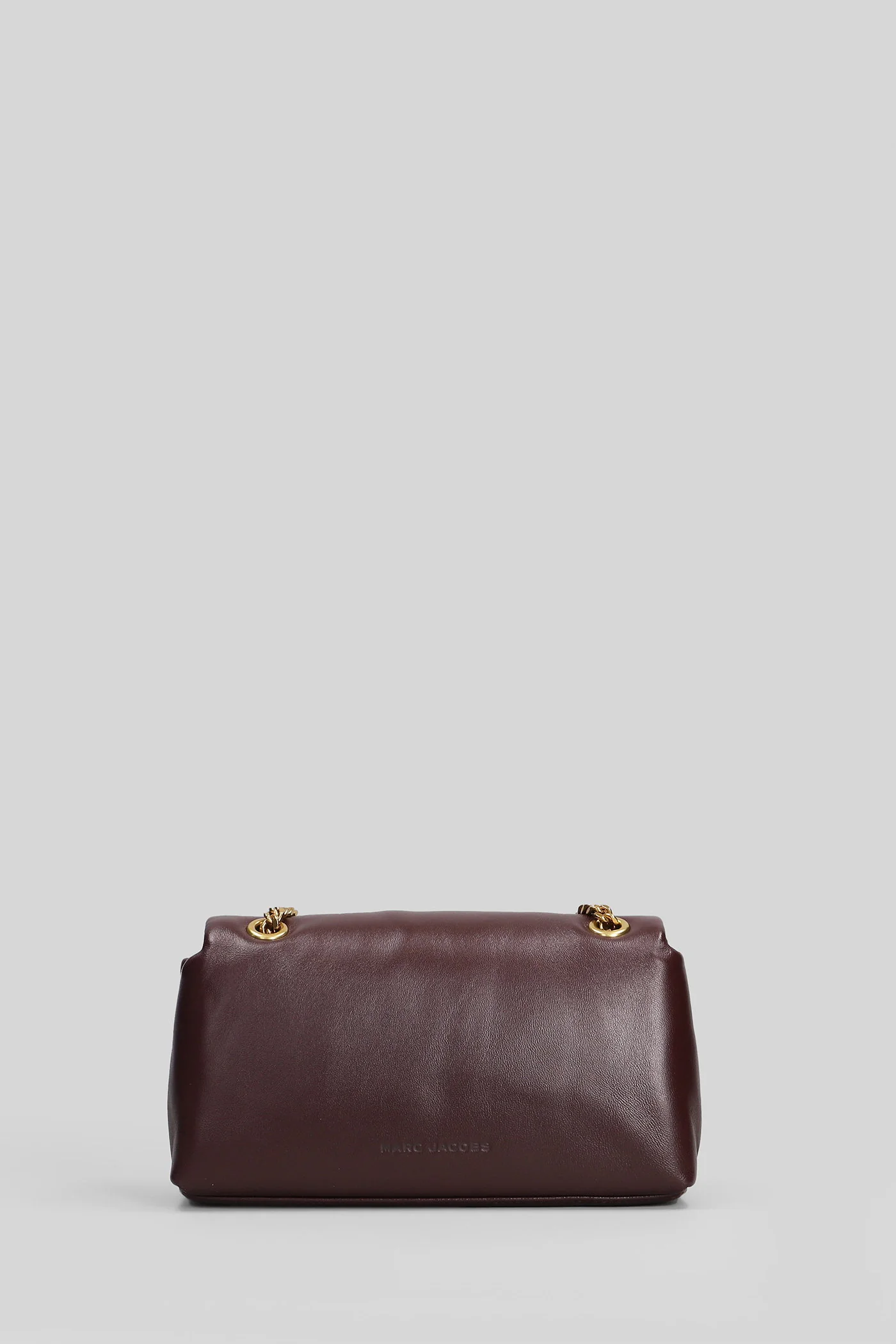 Chain mini bag Shoulder bag in bordeaux leather - Image 3