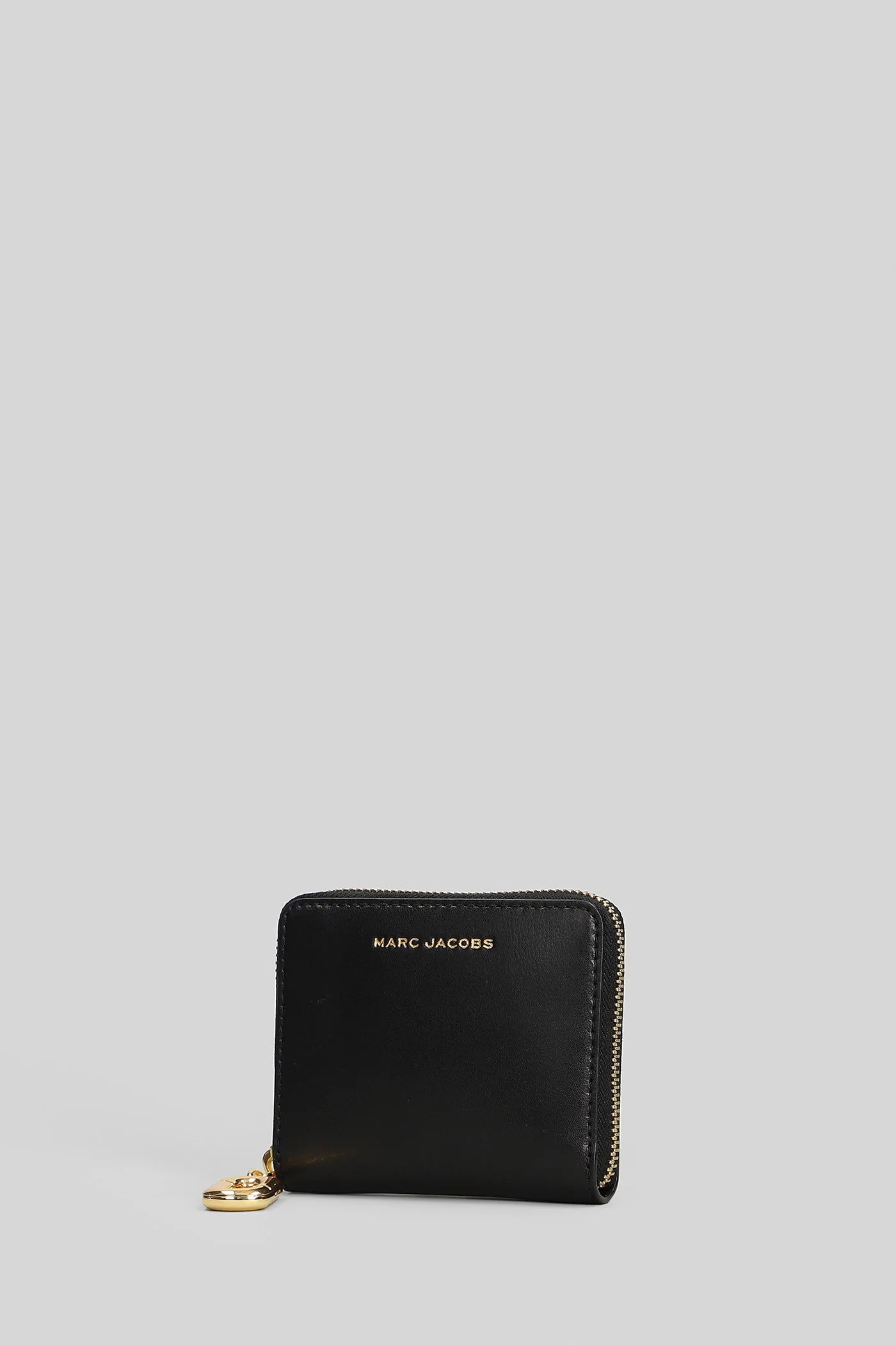 Slim compact wallet Wallet in black leather - Image 2