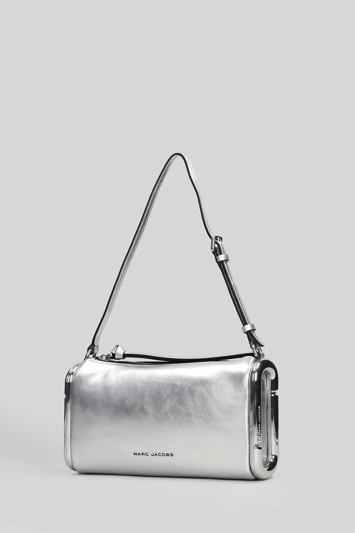 Small shoulder bag Shoulder bag in silver leather - Image 2