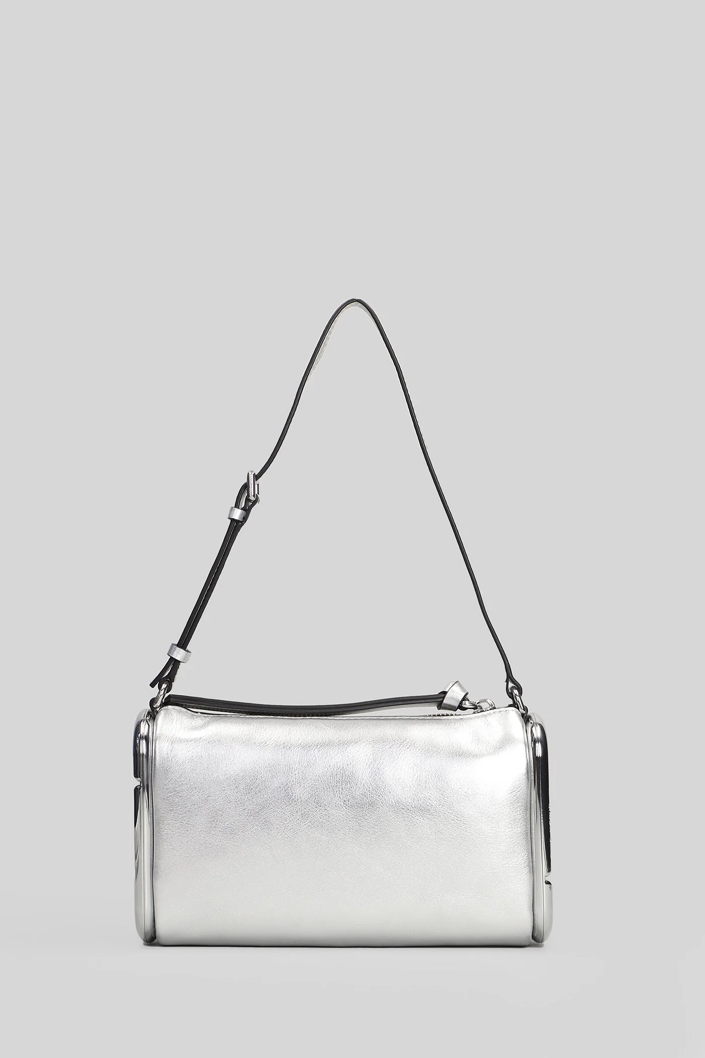 Small shoulder bag Shoulder bag in silver leather - Image 3