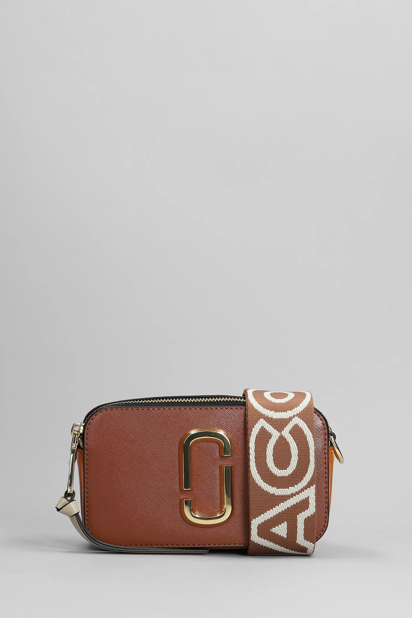 Snapshot Shoulder bag in brown leather