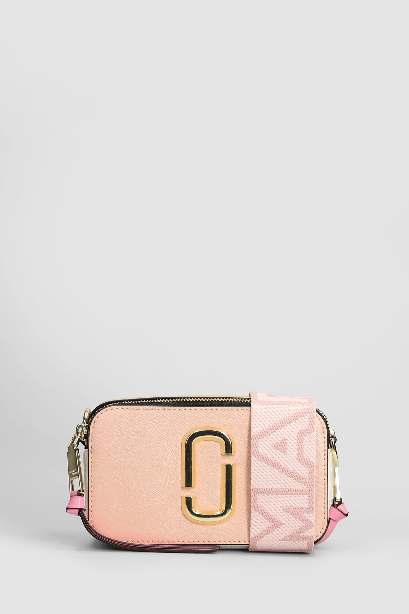 Snapshot Shoulder bag in rose-pink leather