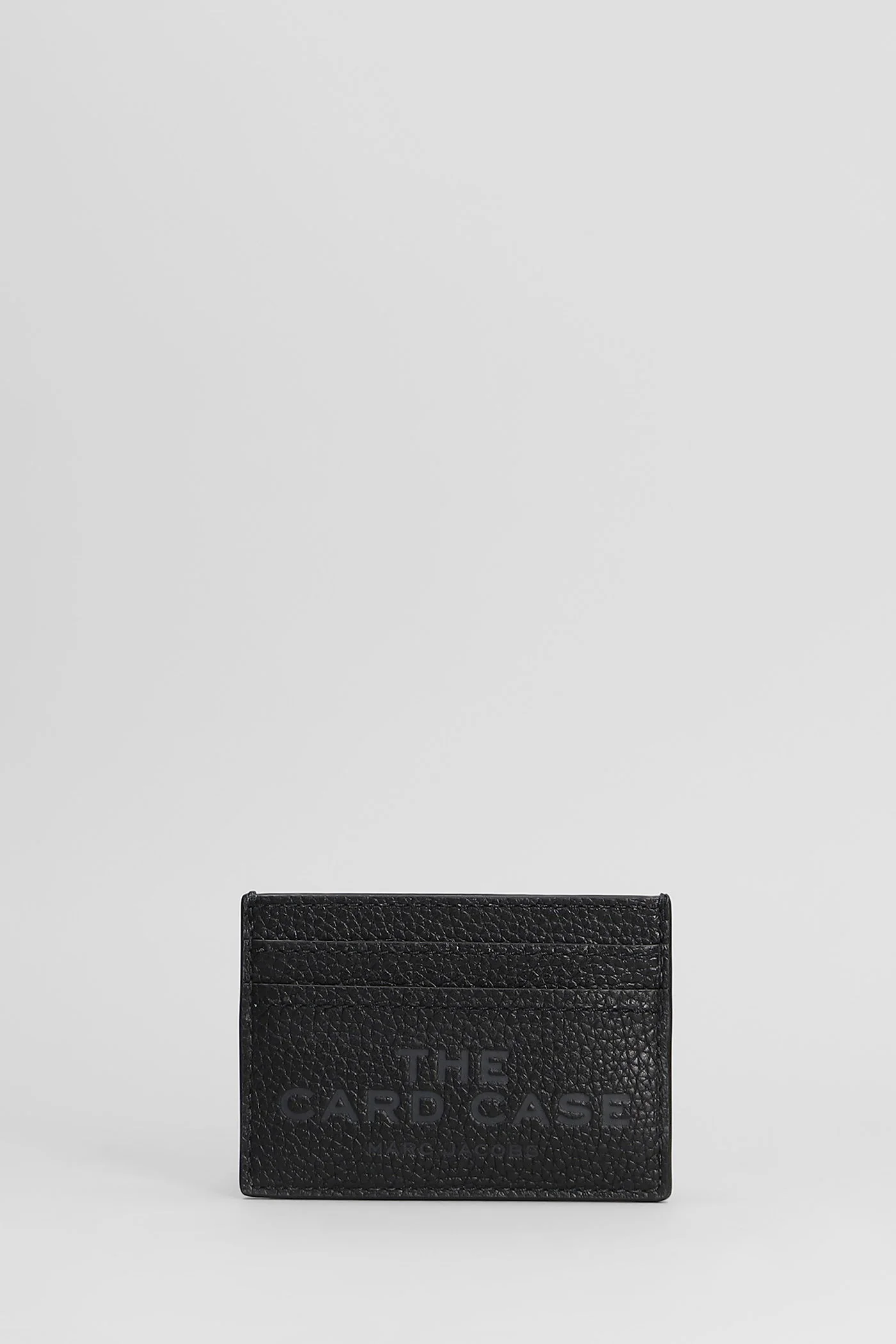 The card case Wallet in black leather