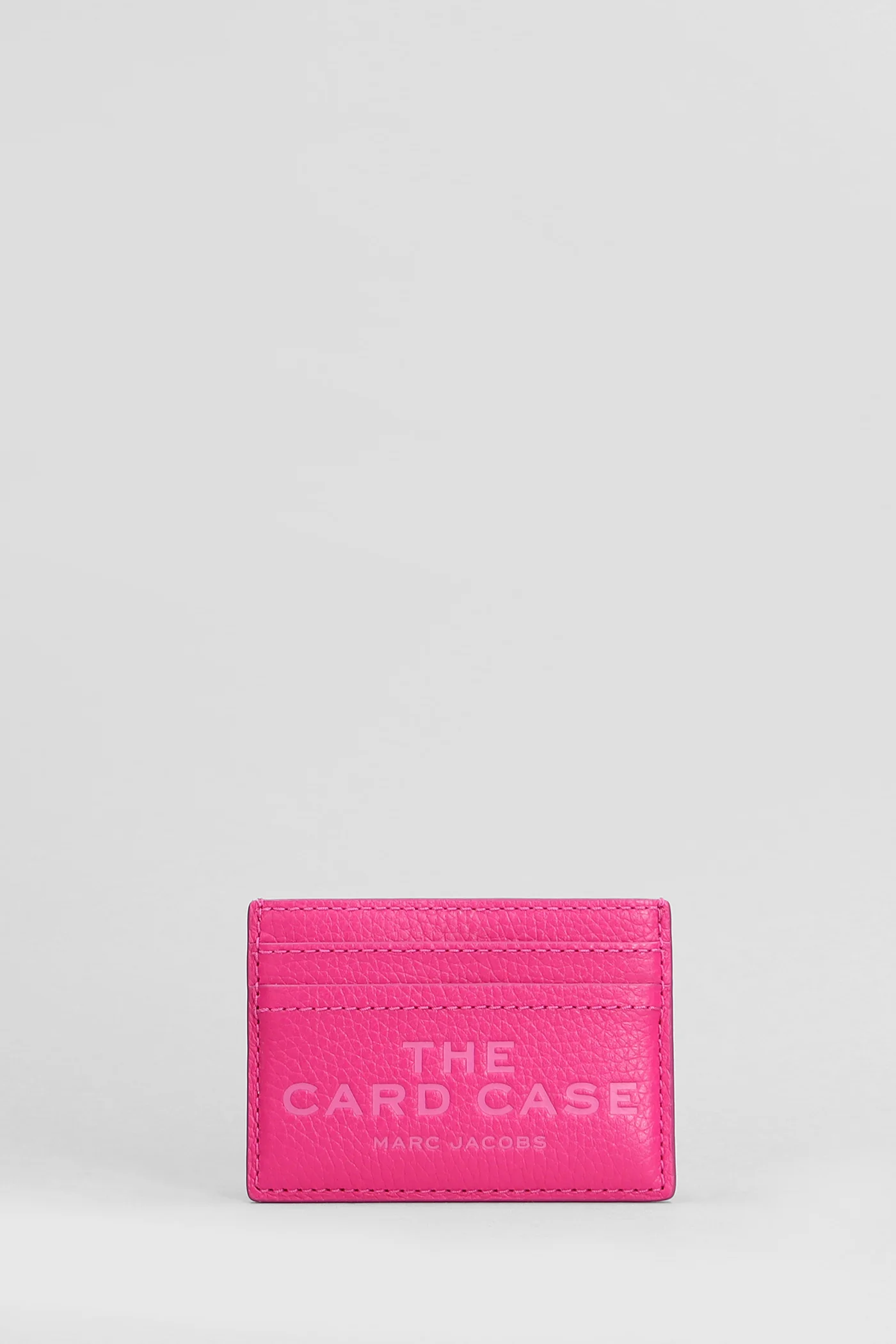 The card case Wallet in fuxia leather