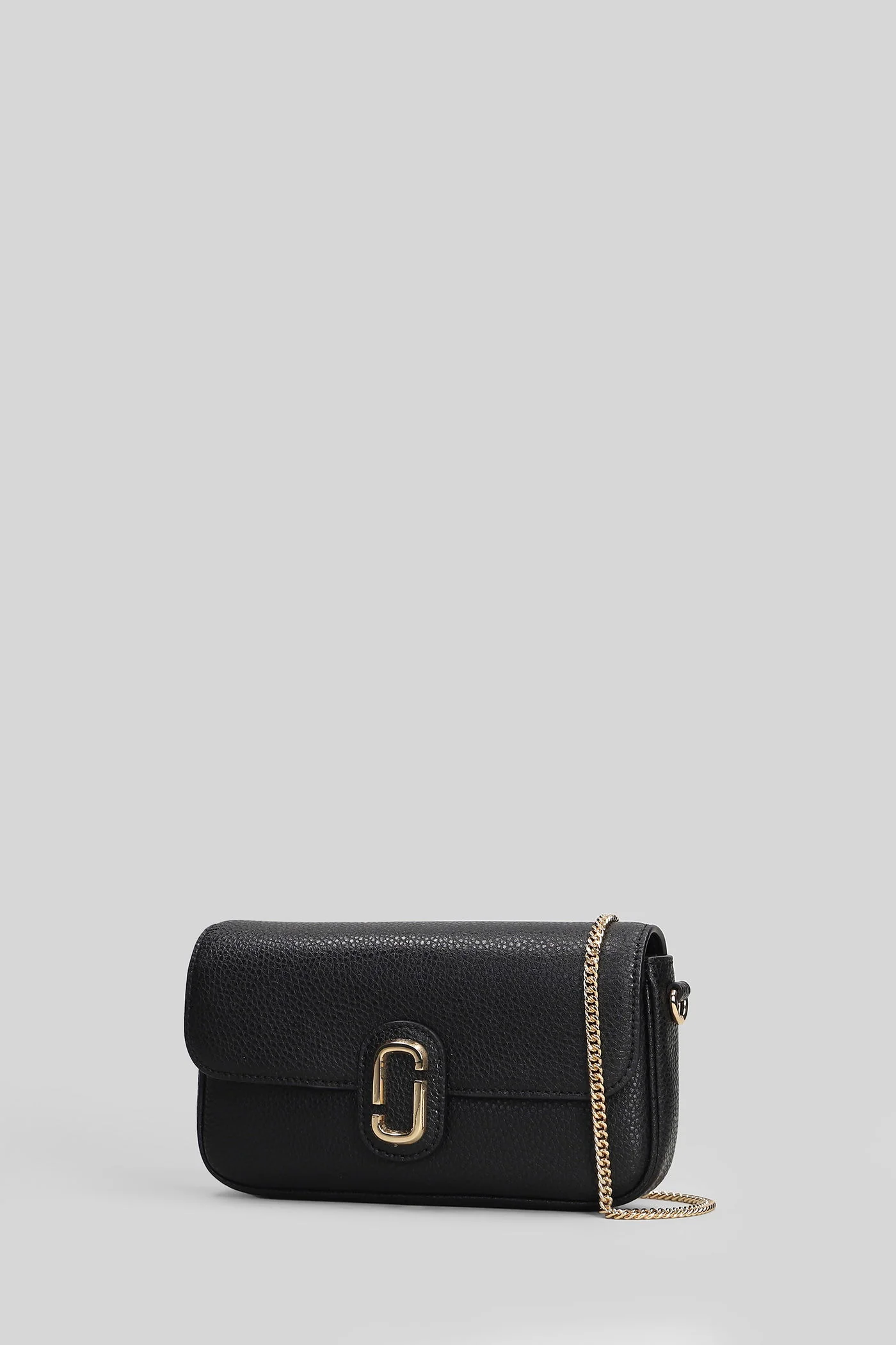 The chain mini bag Shoulder bag in black leather - Image 2