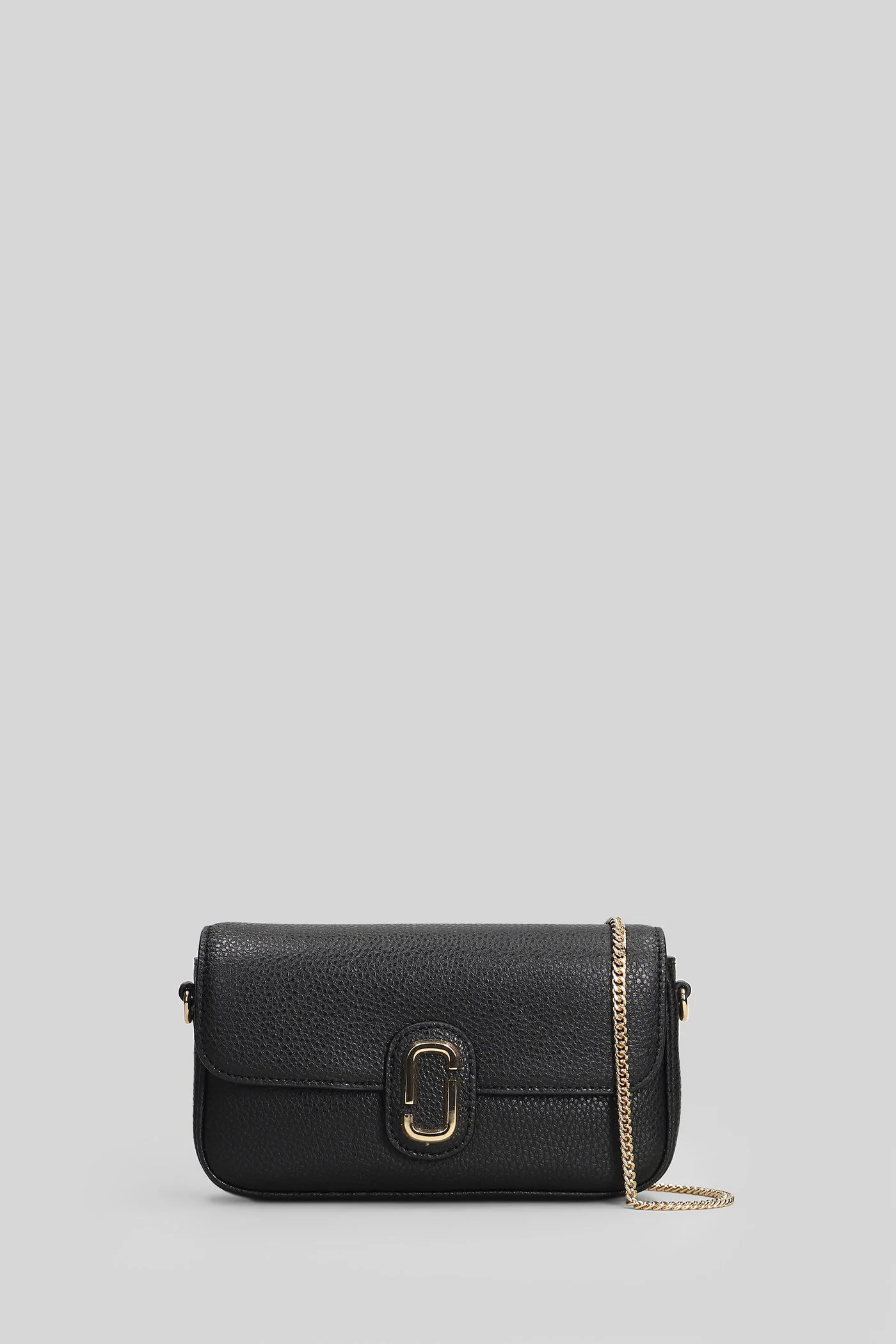 The chain mini bag Shoulder bag in black leather - Image 5