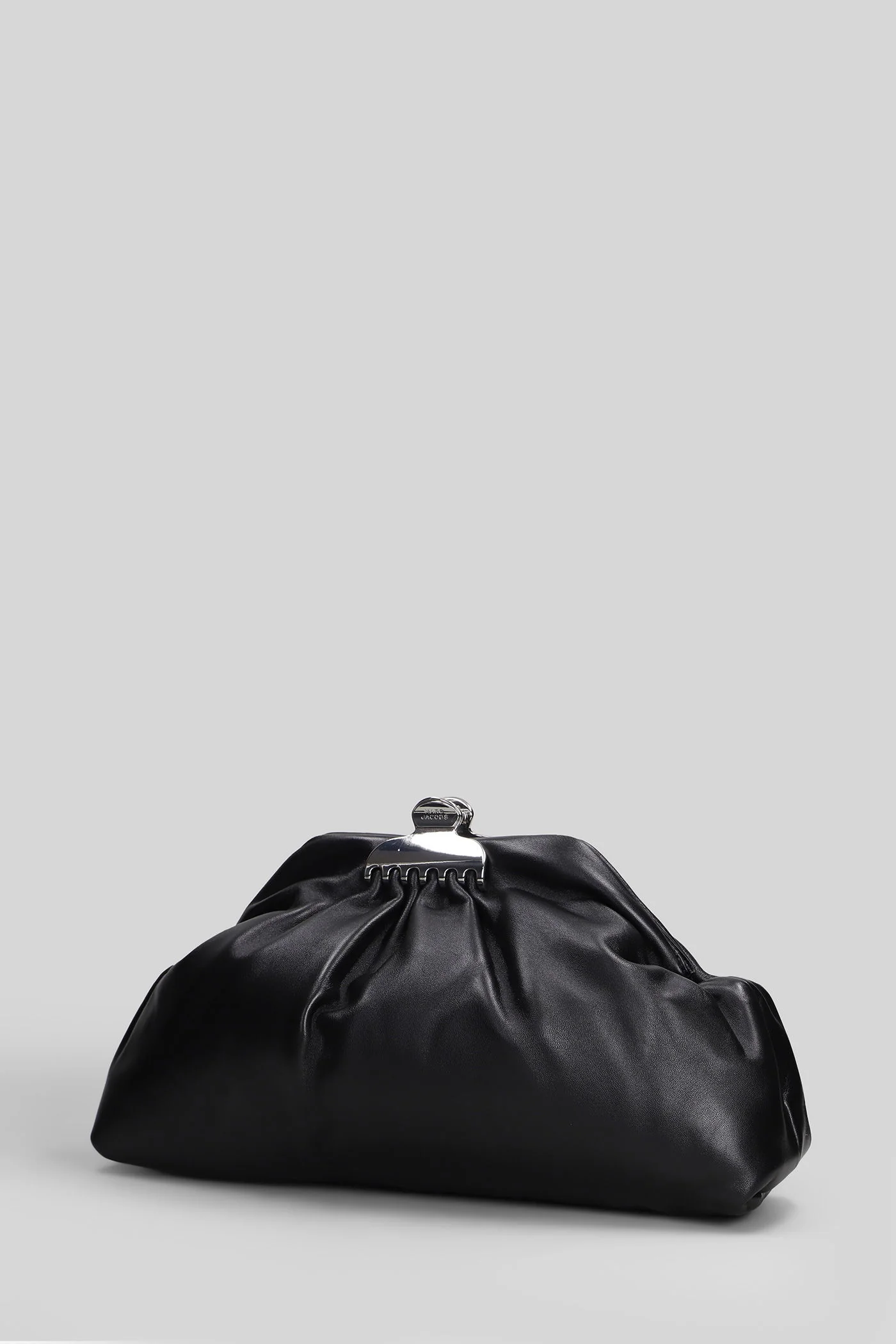 The claw clip clutch Clutch in black leather - Image 2