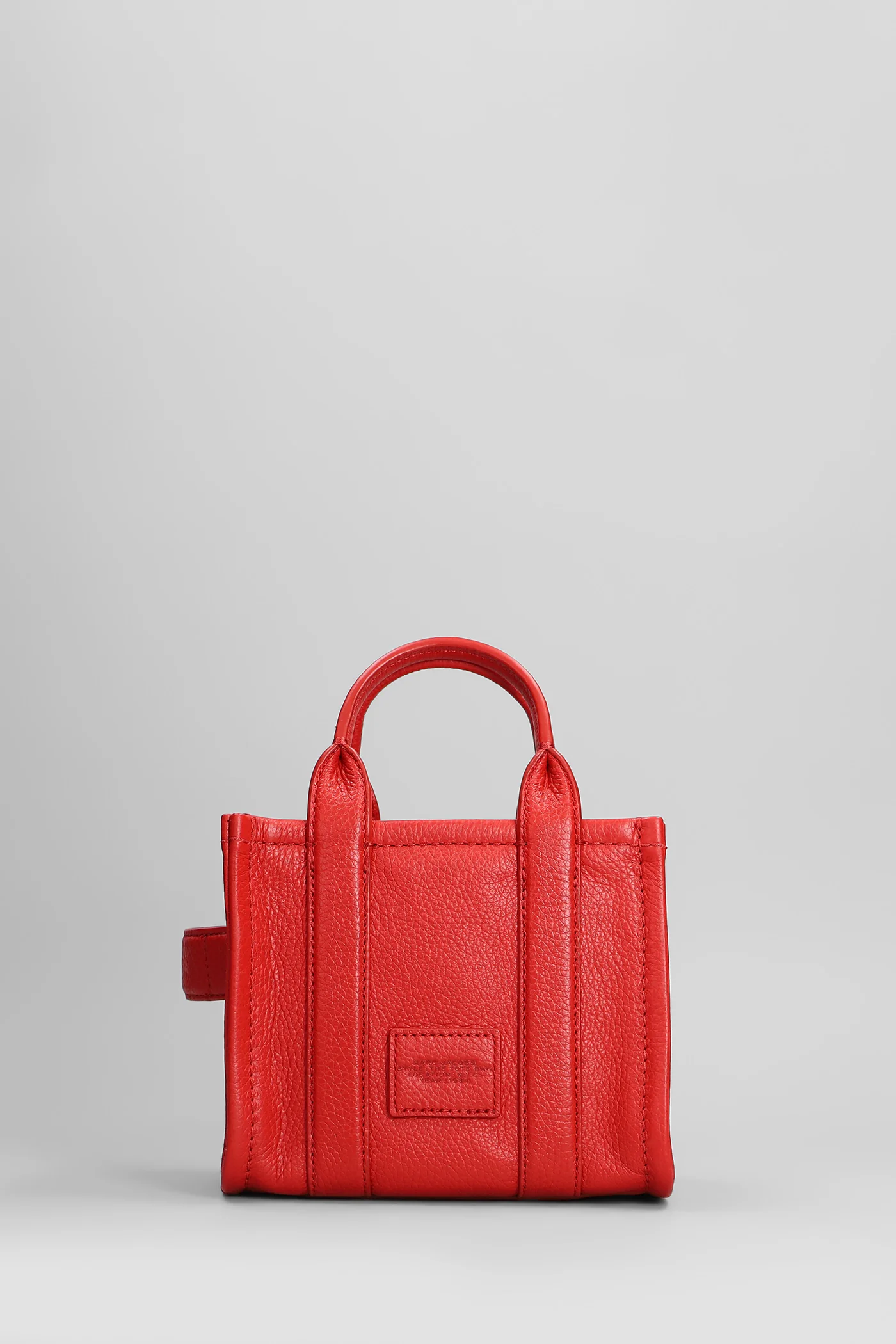 The crossbody tote Tote in red leather - Image 3