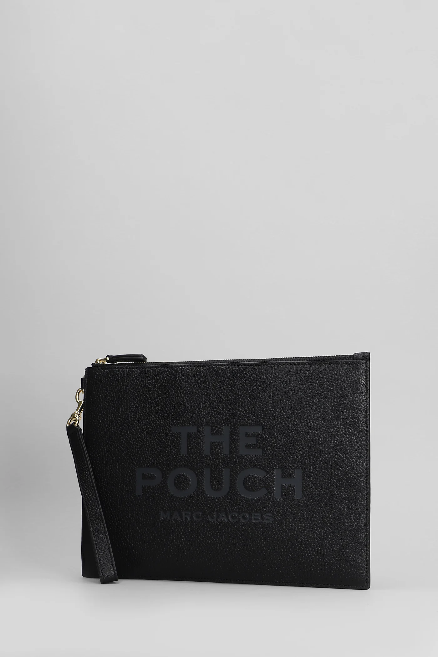The large pouch Clutch in black leather - Image 2