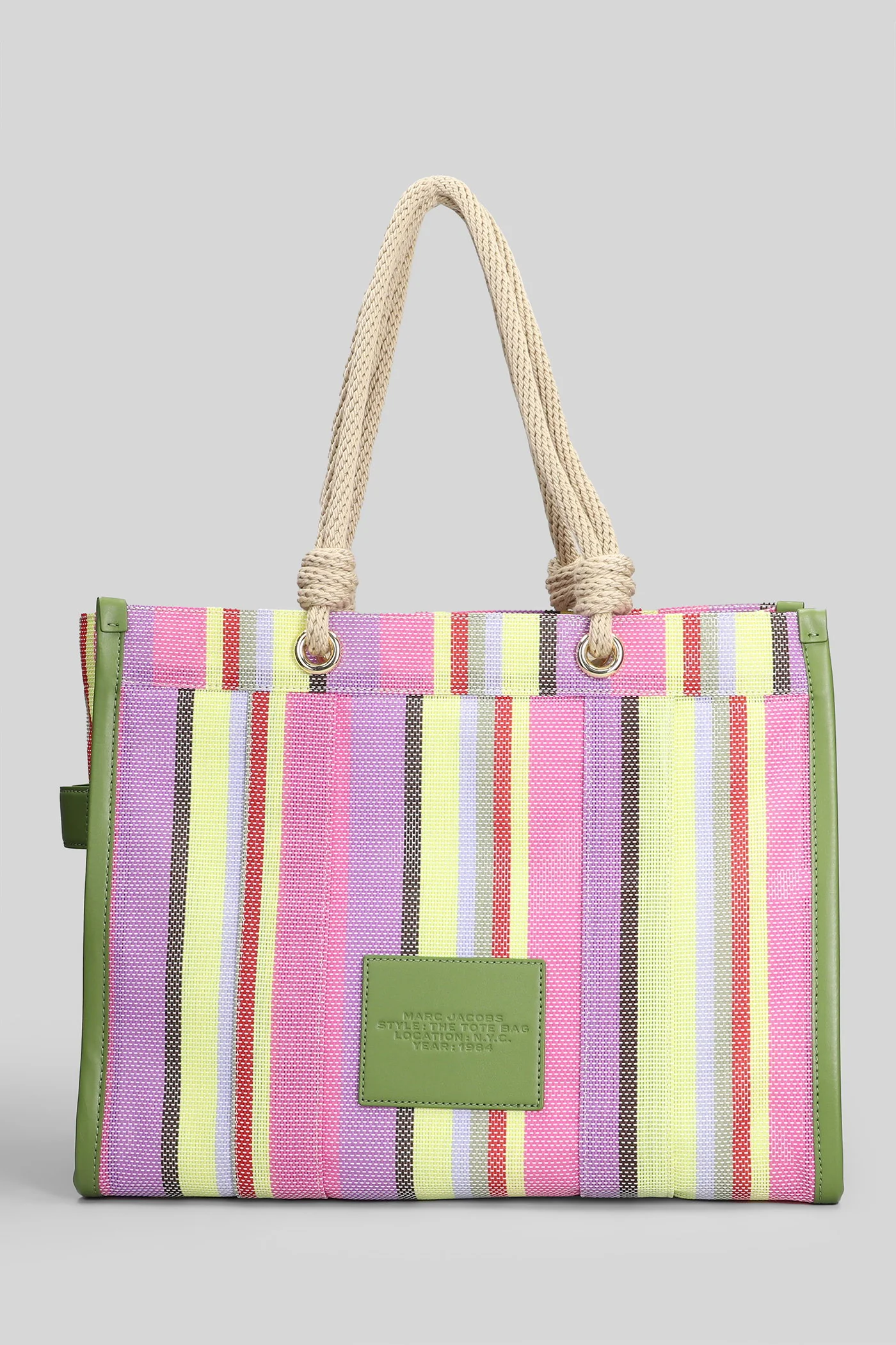 The large tote Tote in multicolor PVC - Image 3