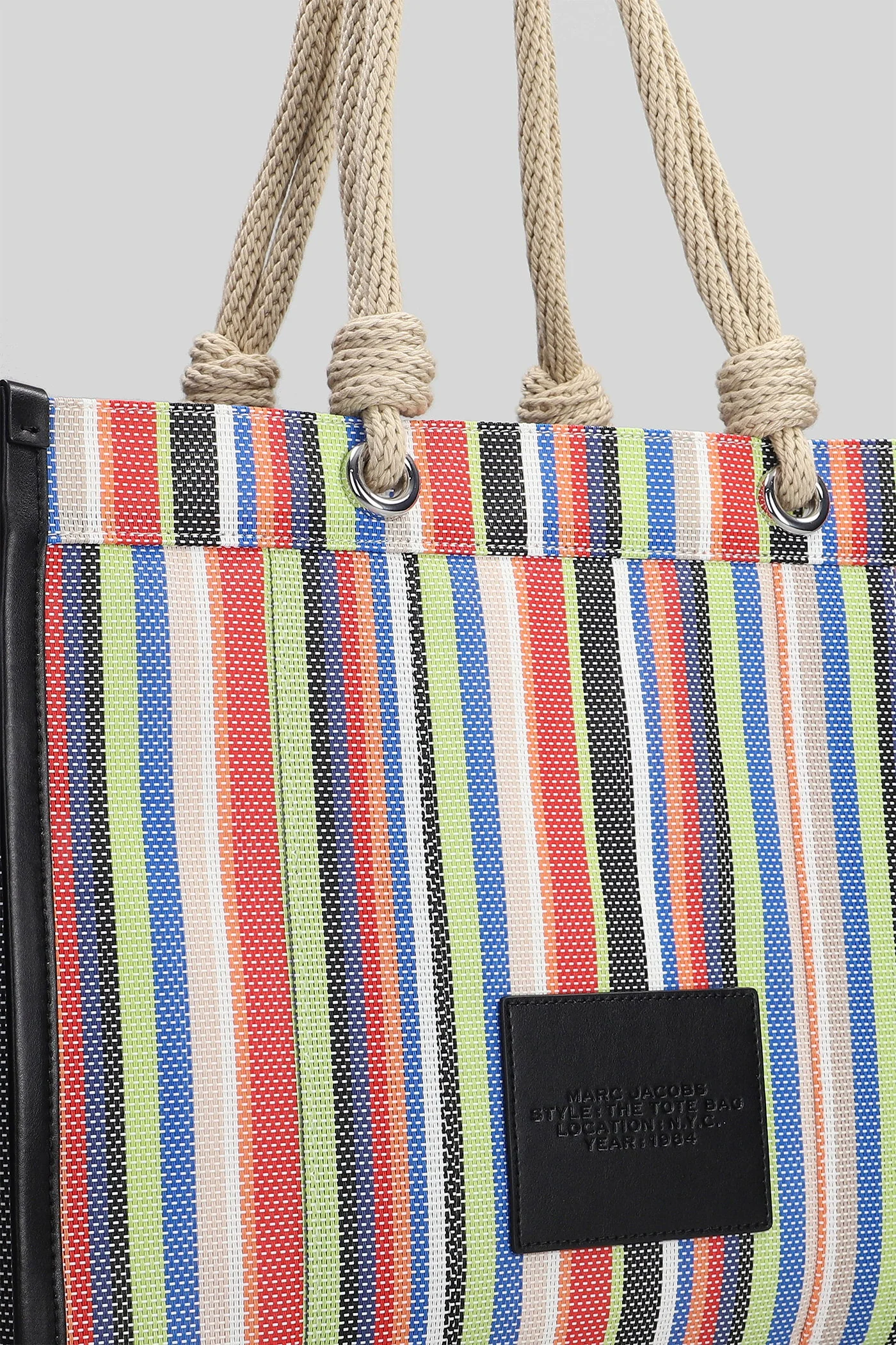 The large tote Tote in multicolor PVC - Image 4