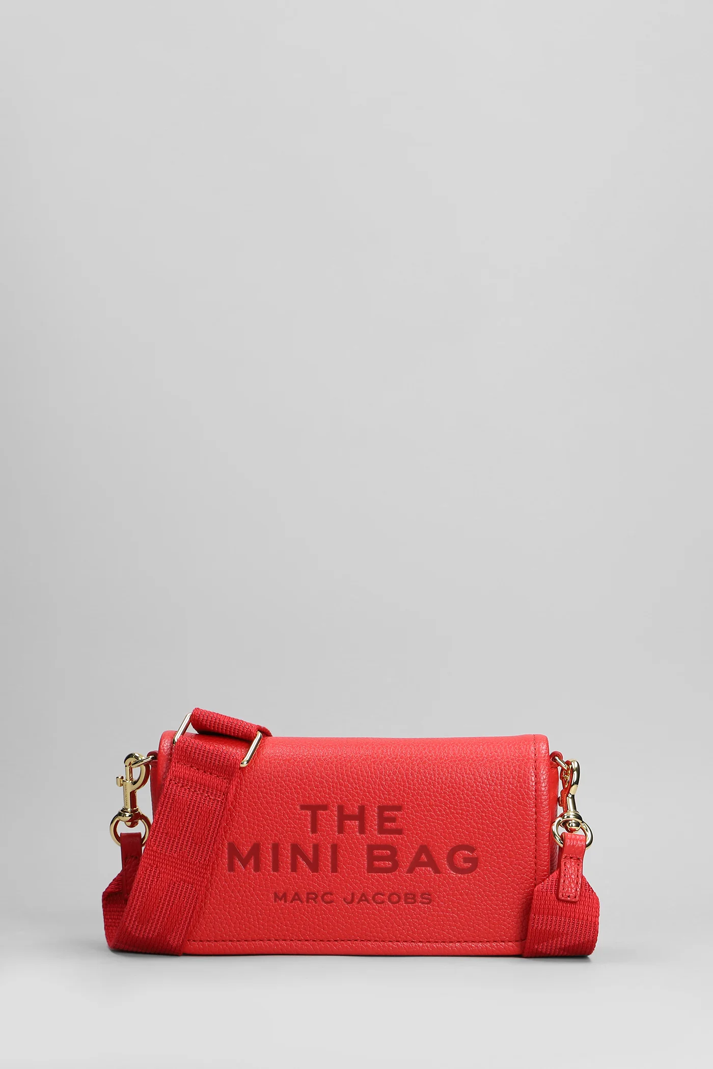 The mini bag Shoulder bag in red leather