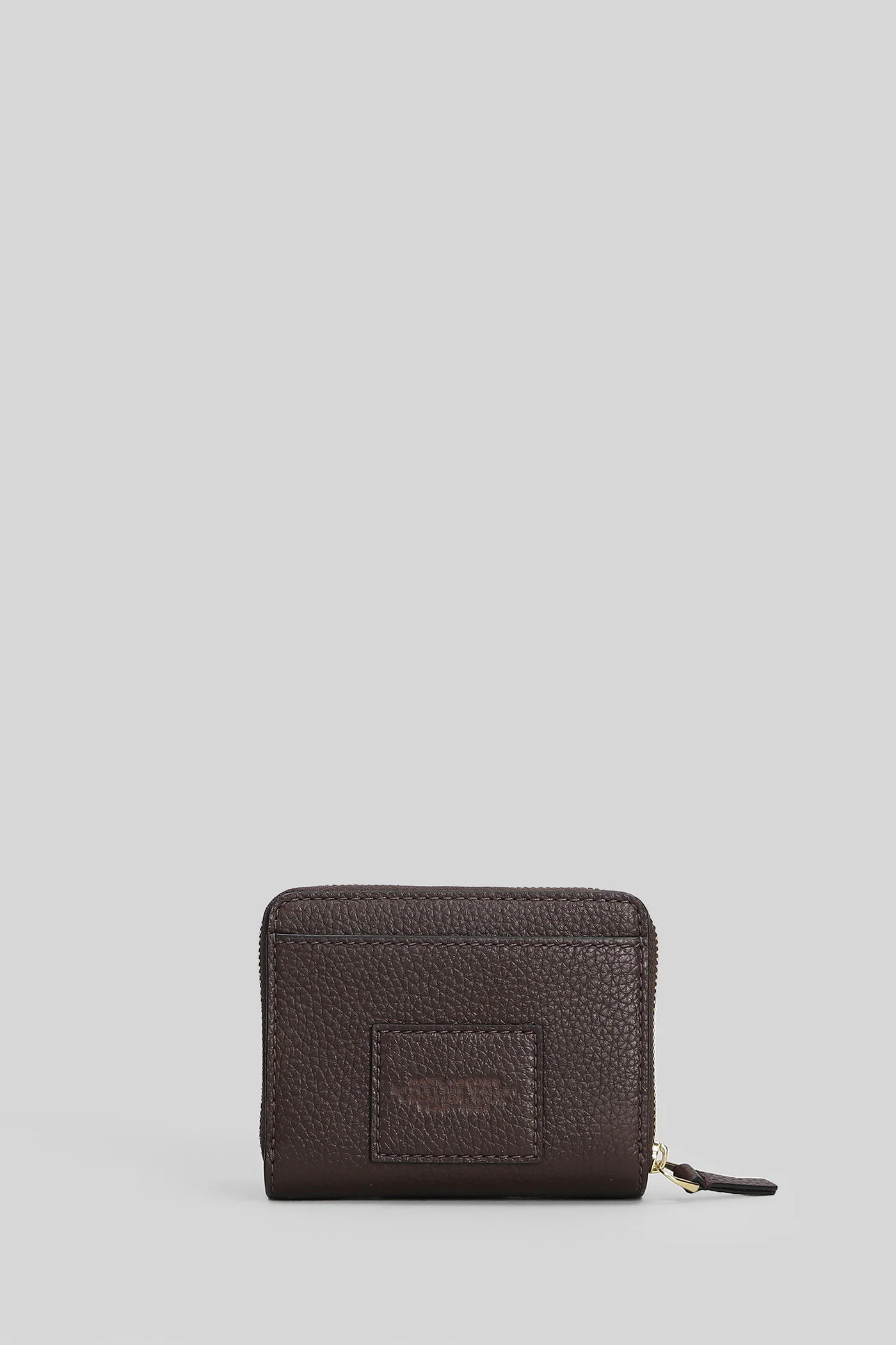 The mini compact Wallet in brown leather - Image 3