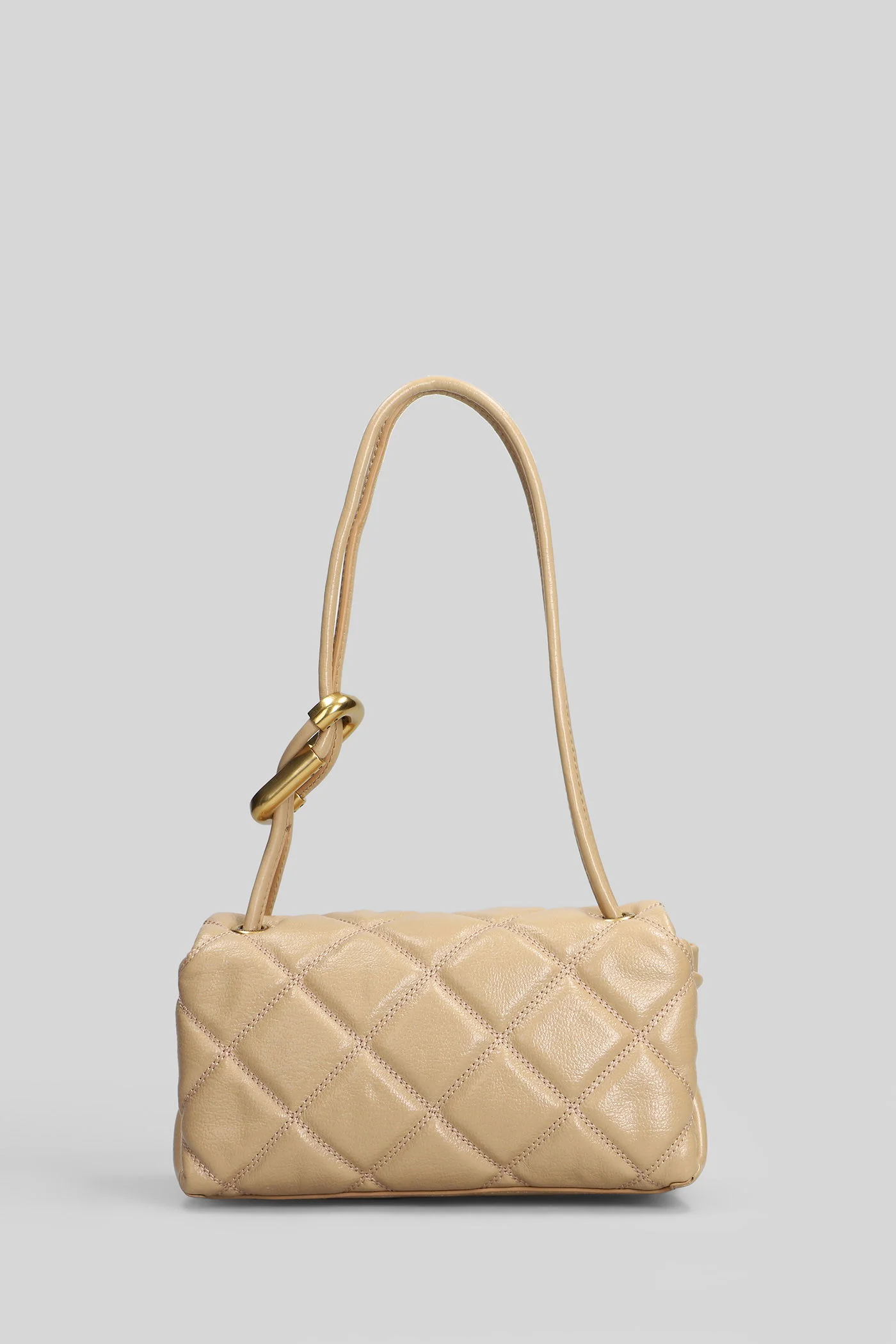 The mini dual shoulder Shoulder bag in Camel leather - Image 63