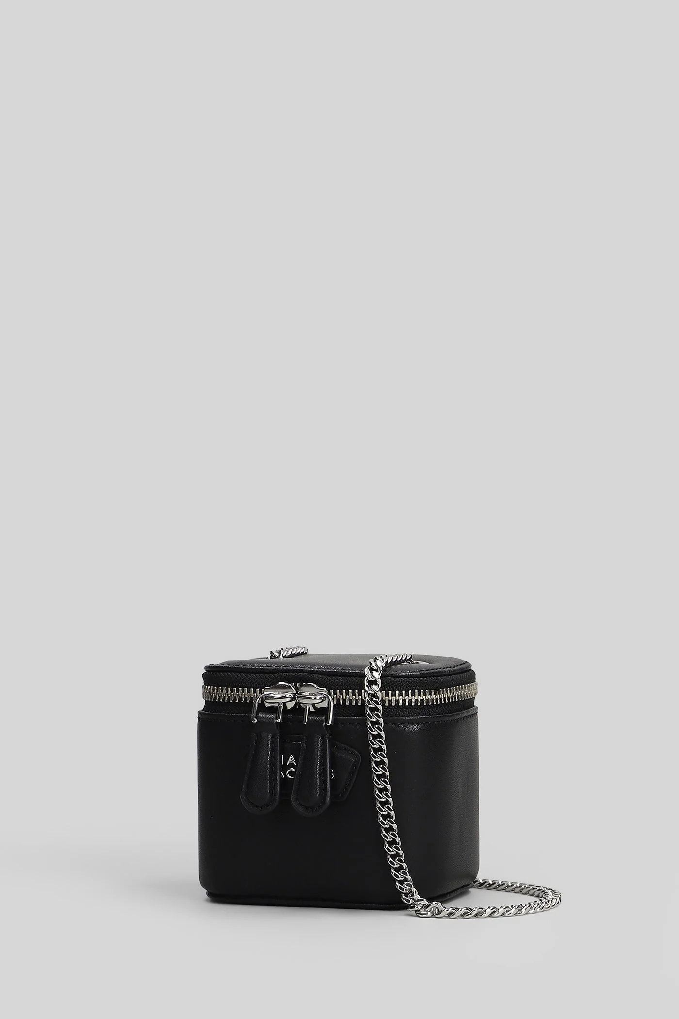 The mini vanity bag Shoulder bag in black leather - Image 2