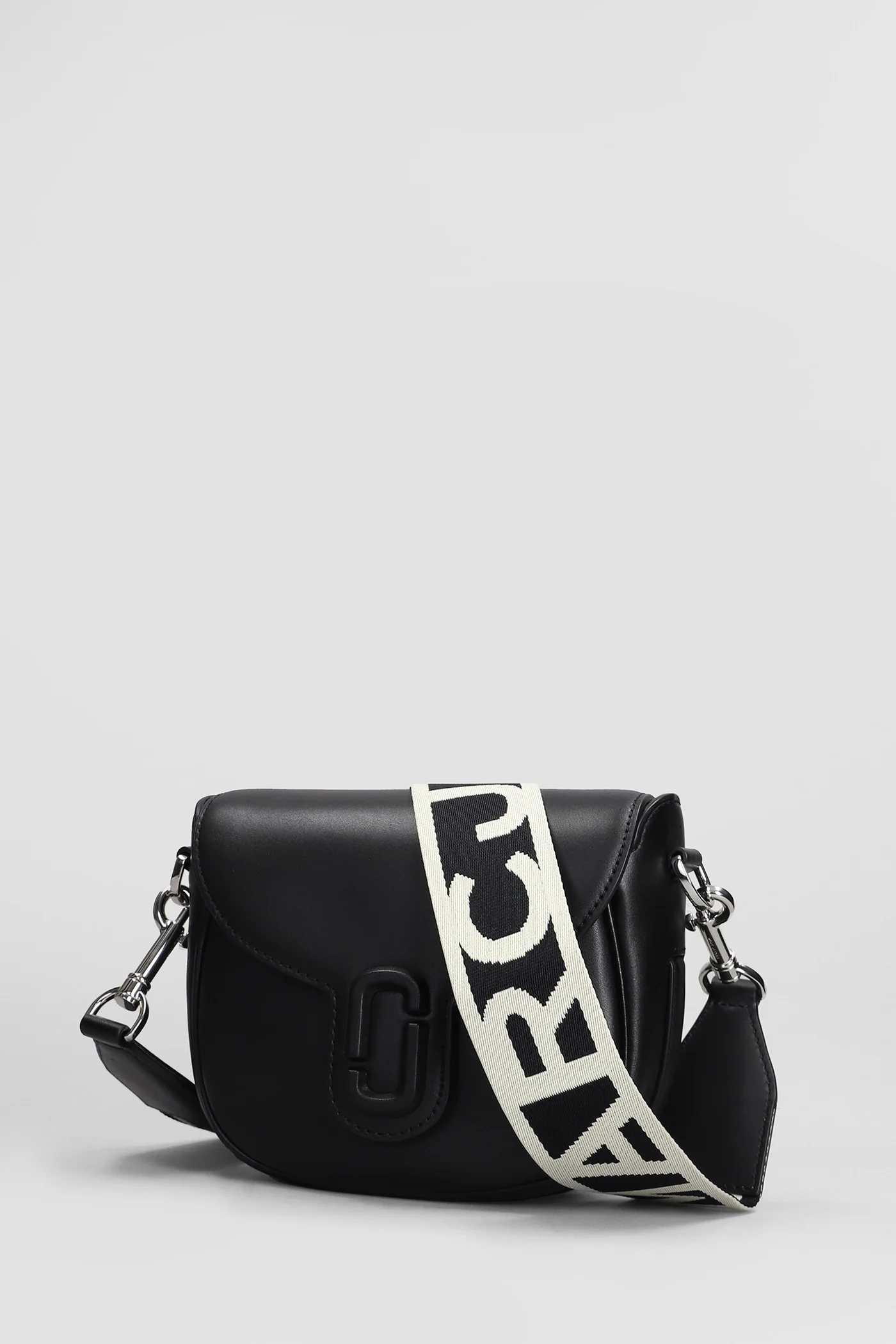 The saddle bag Shoulder bag in black leather - Image 2