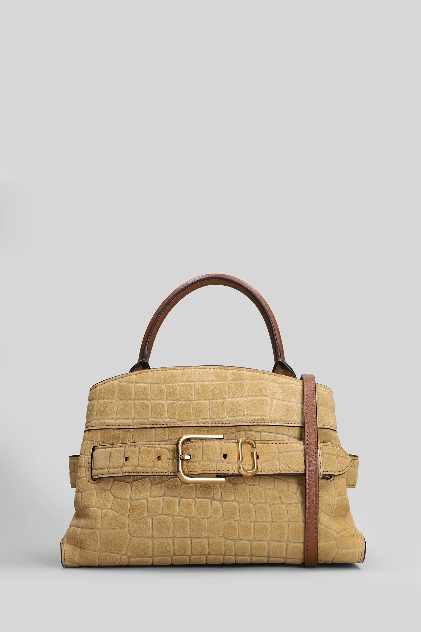 The small satchel Hand bag in Camel leather