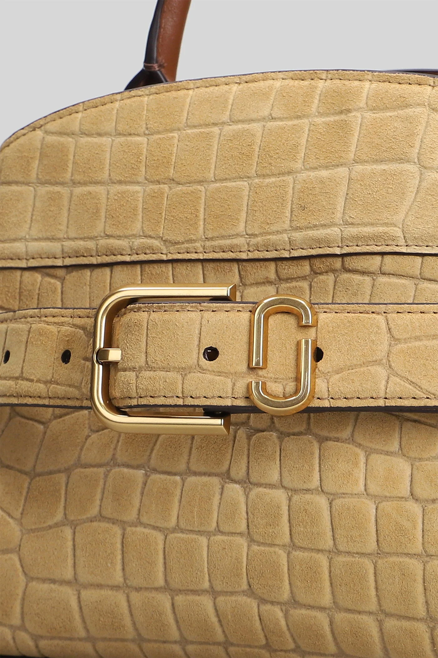 The small satchel Hand bag in Camel leather - Image 4