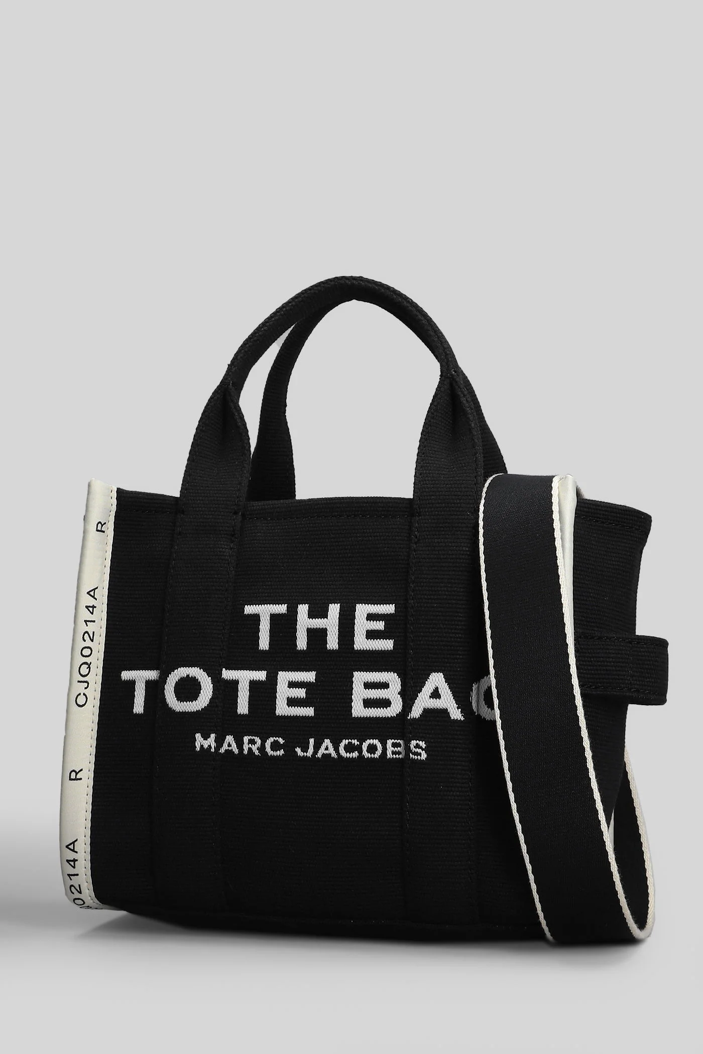 The small tote Tote in black cotton - Image 2