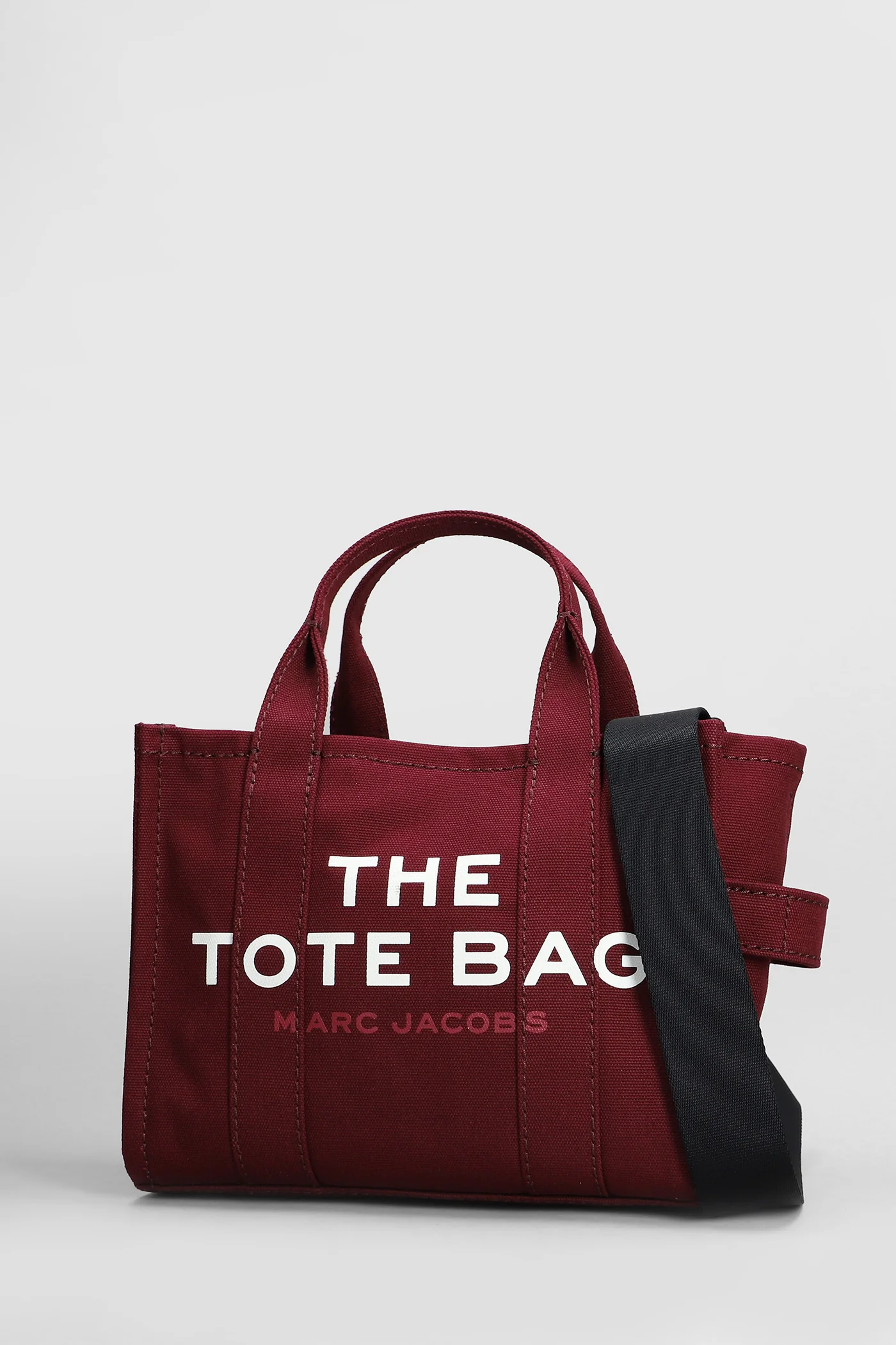 The small tote Tote in bordeaux cotton - Image 2