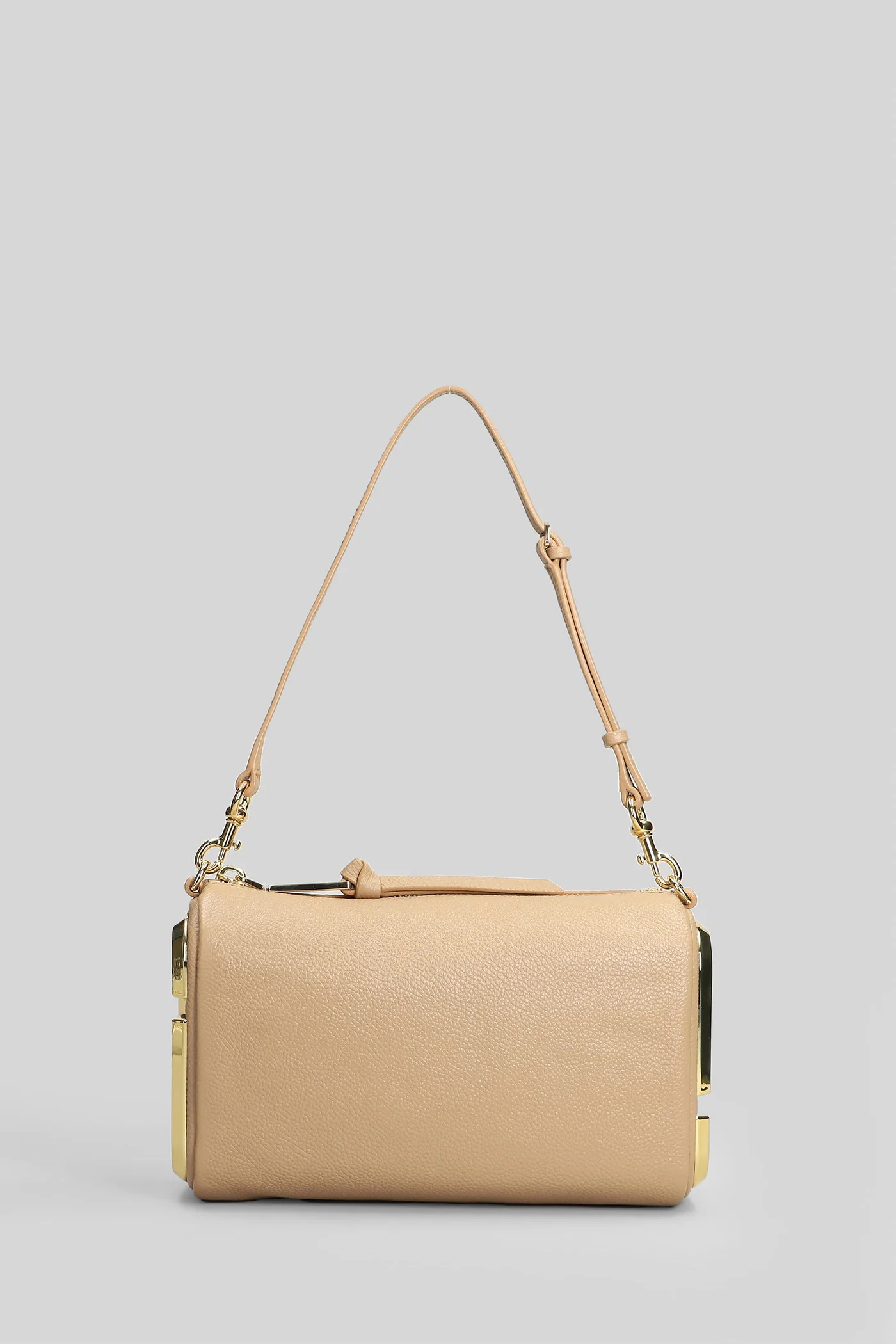 The snapshot Shoulder bag in leather color leather
