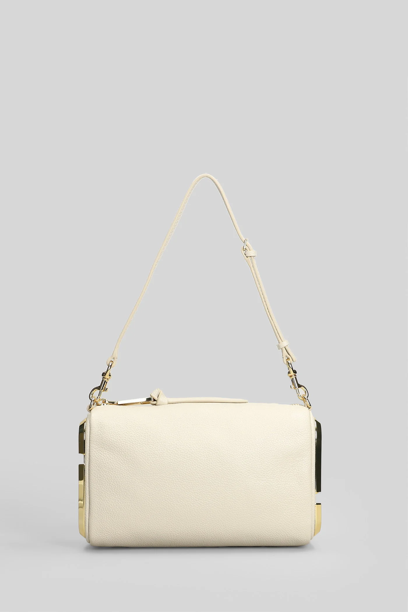 The snapshot Shoulder bag in white leather