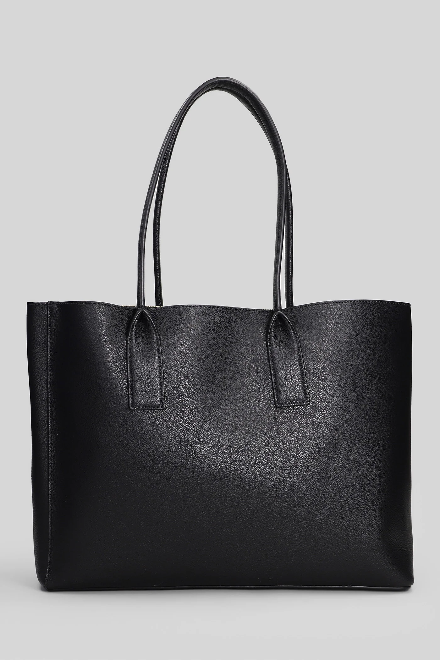 Work tote Tote in black leather - Image 3