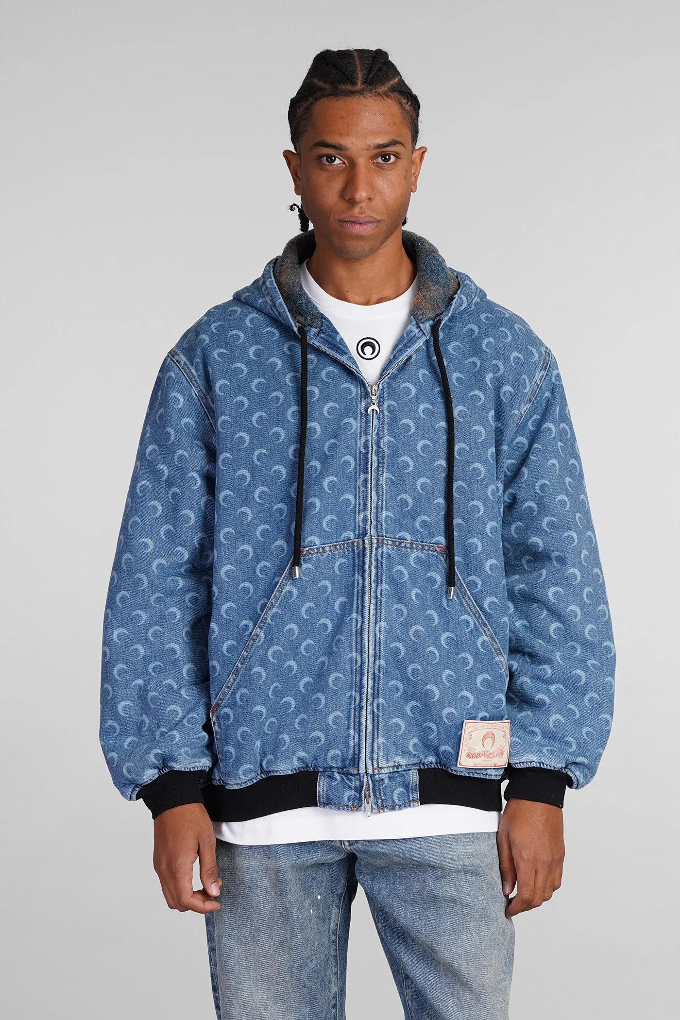 Denim Jackets in blue cotton