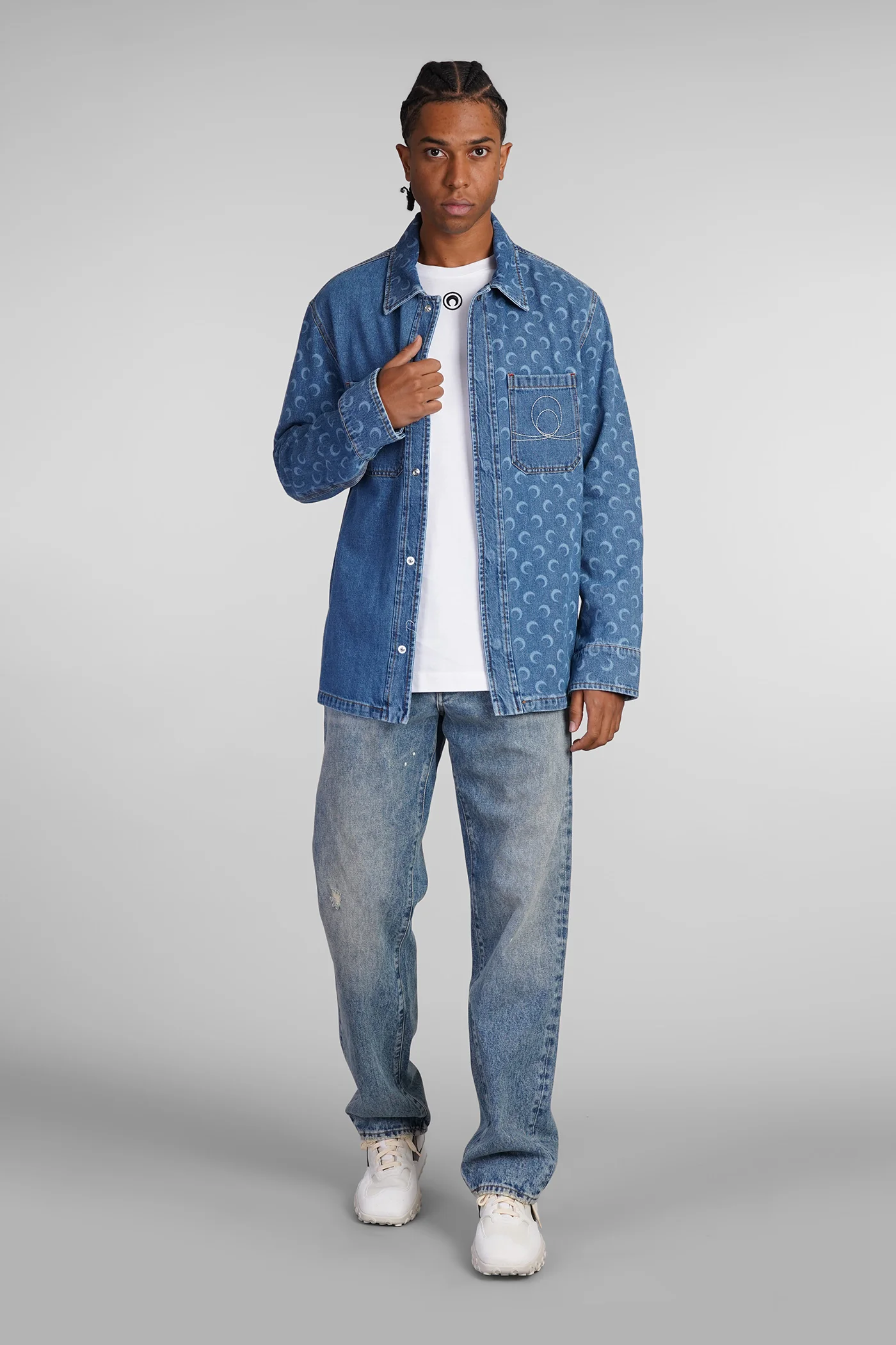 Denim Jackets in blue cotton - Image 2