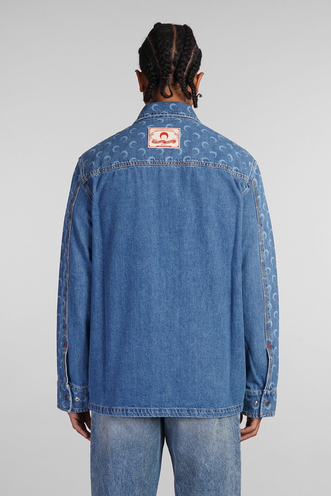 Denim Jackets in blue cotton - Image 3