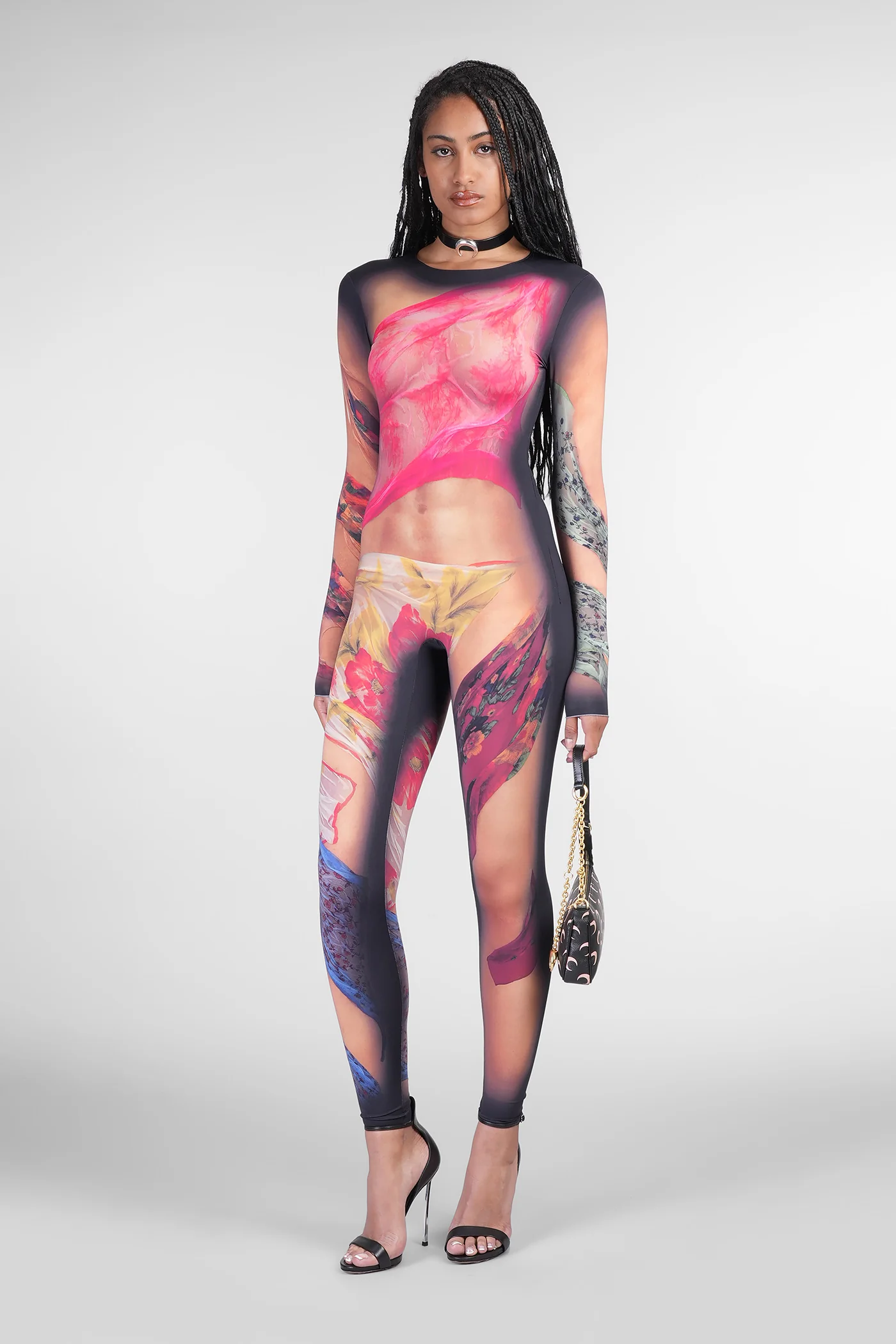 Jumpsuit in multicolor polyamide - Image 2