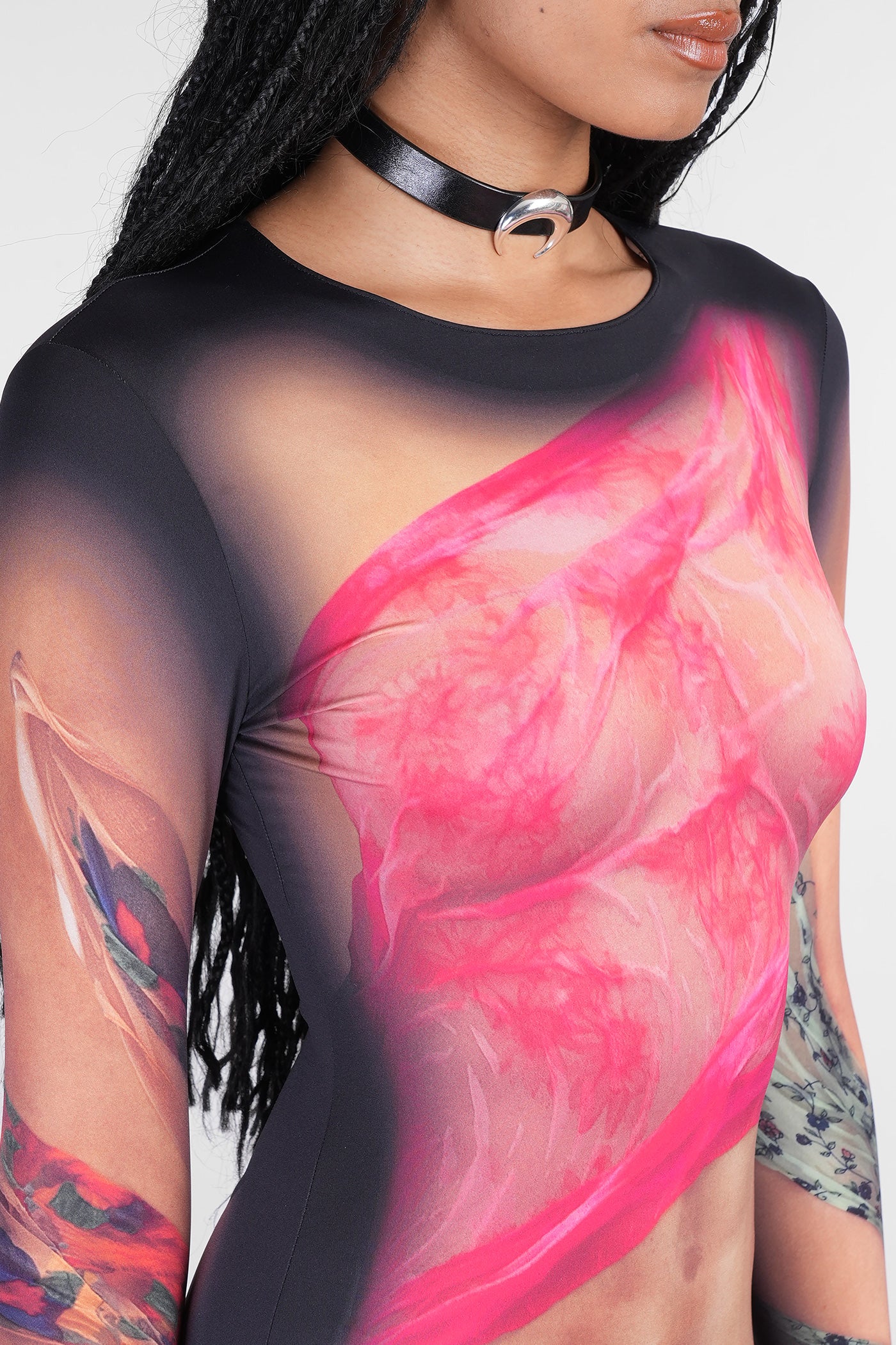 Jumpsuit in multicolor polyamide - Image 5