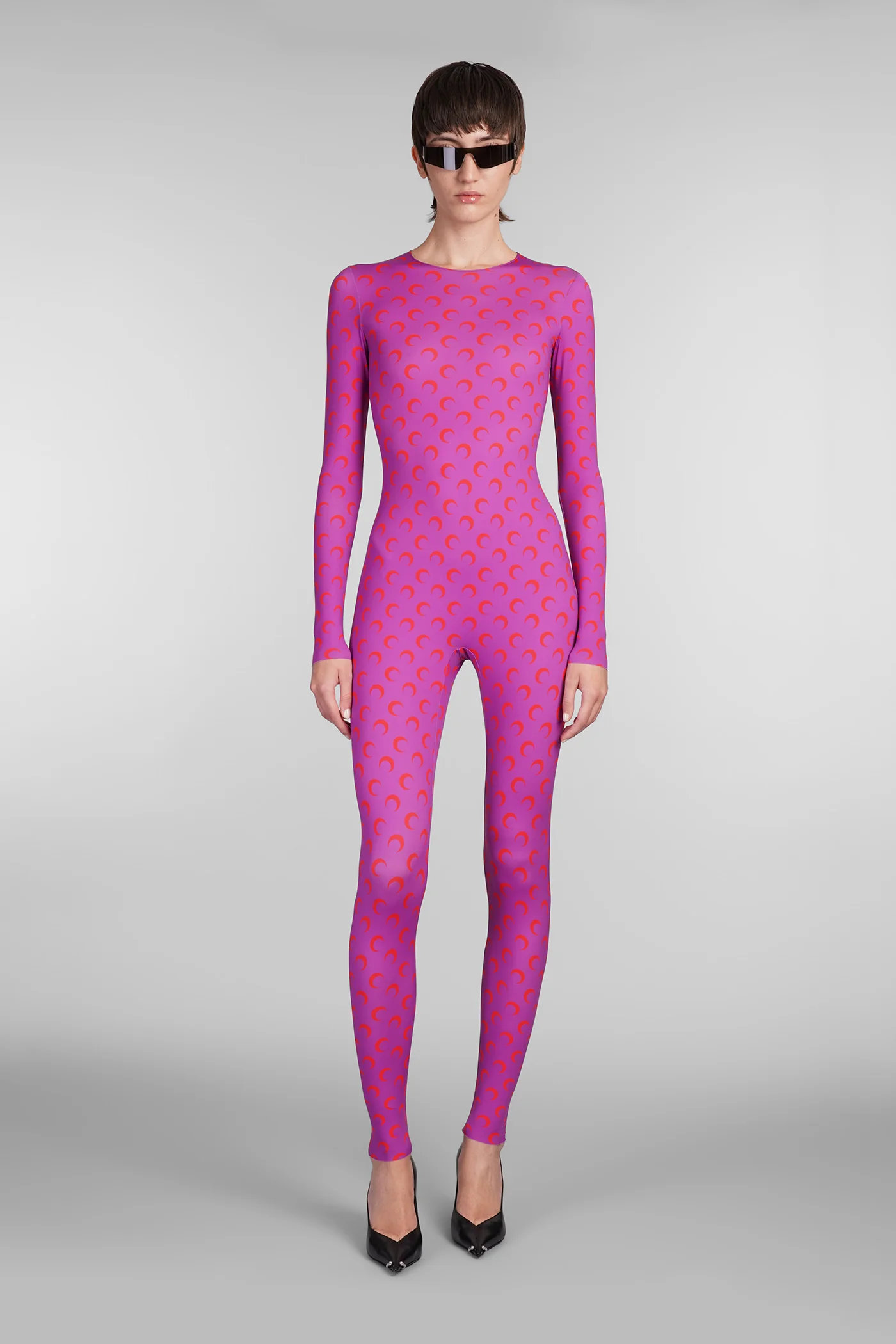 Jumpsuit in Viola polyamide