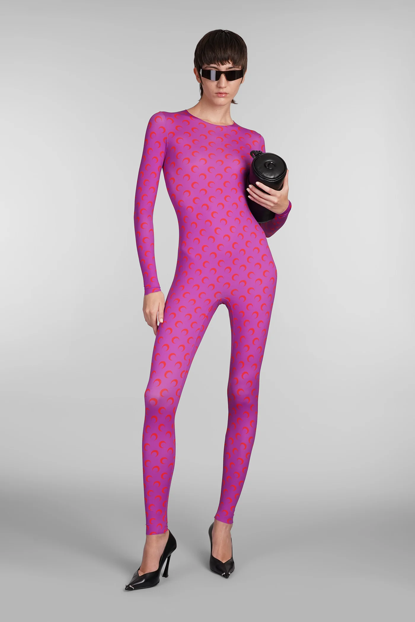 Jumpsuit in Viola polyamide - Image 2