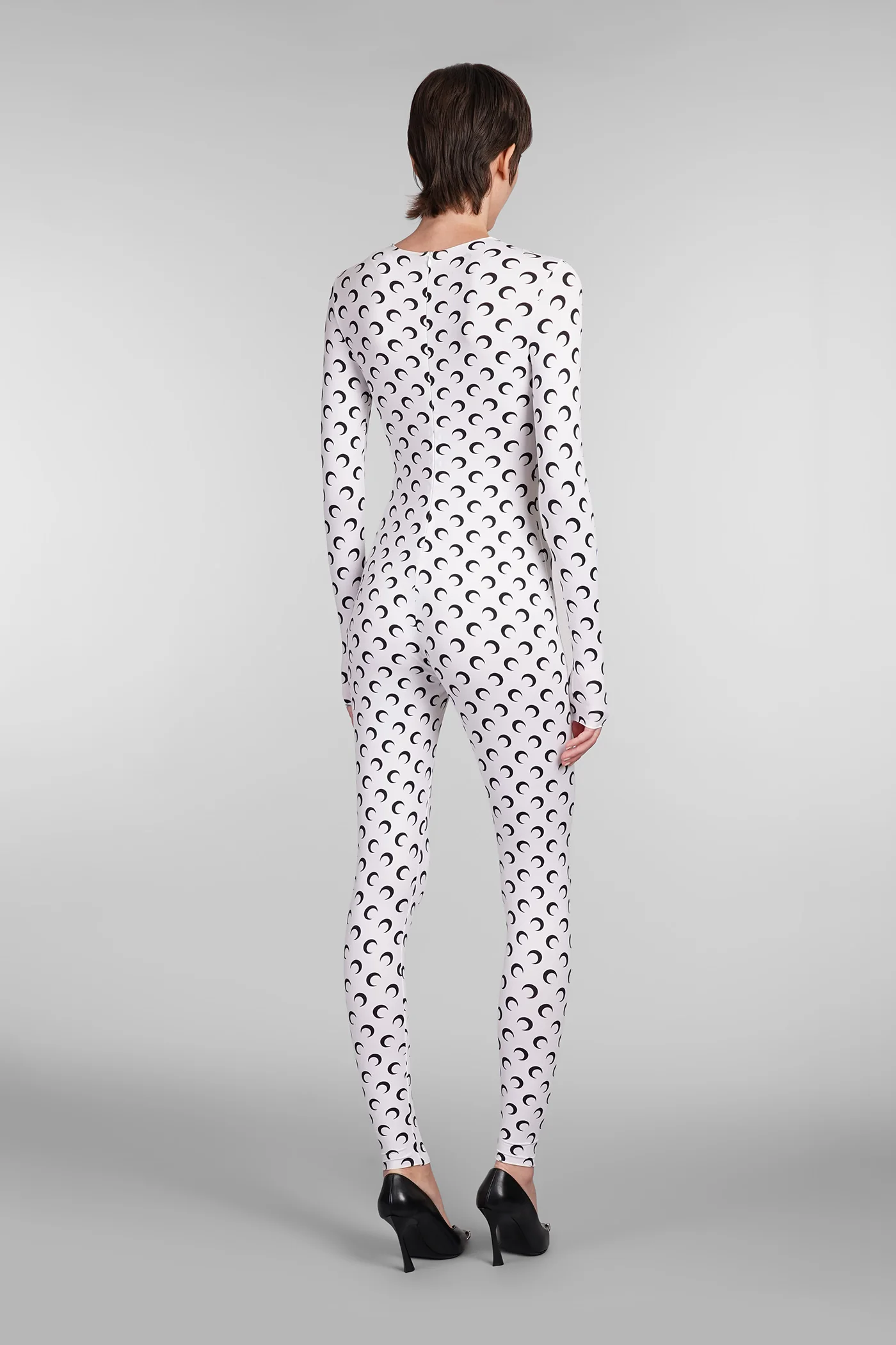 Jumpsuit in white polyamide - Image 3
