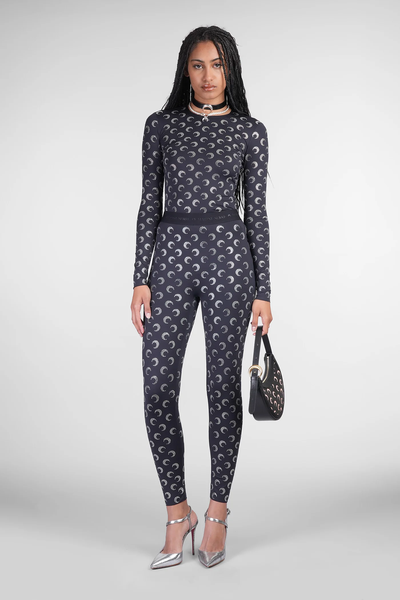Leggings in black polyamide - Image 2