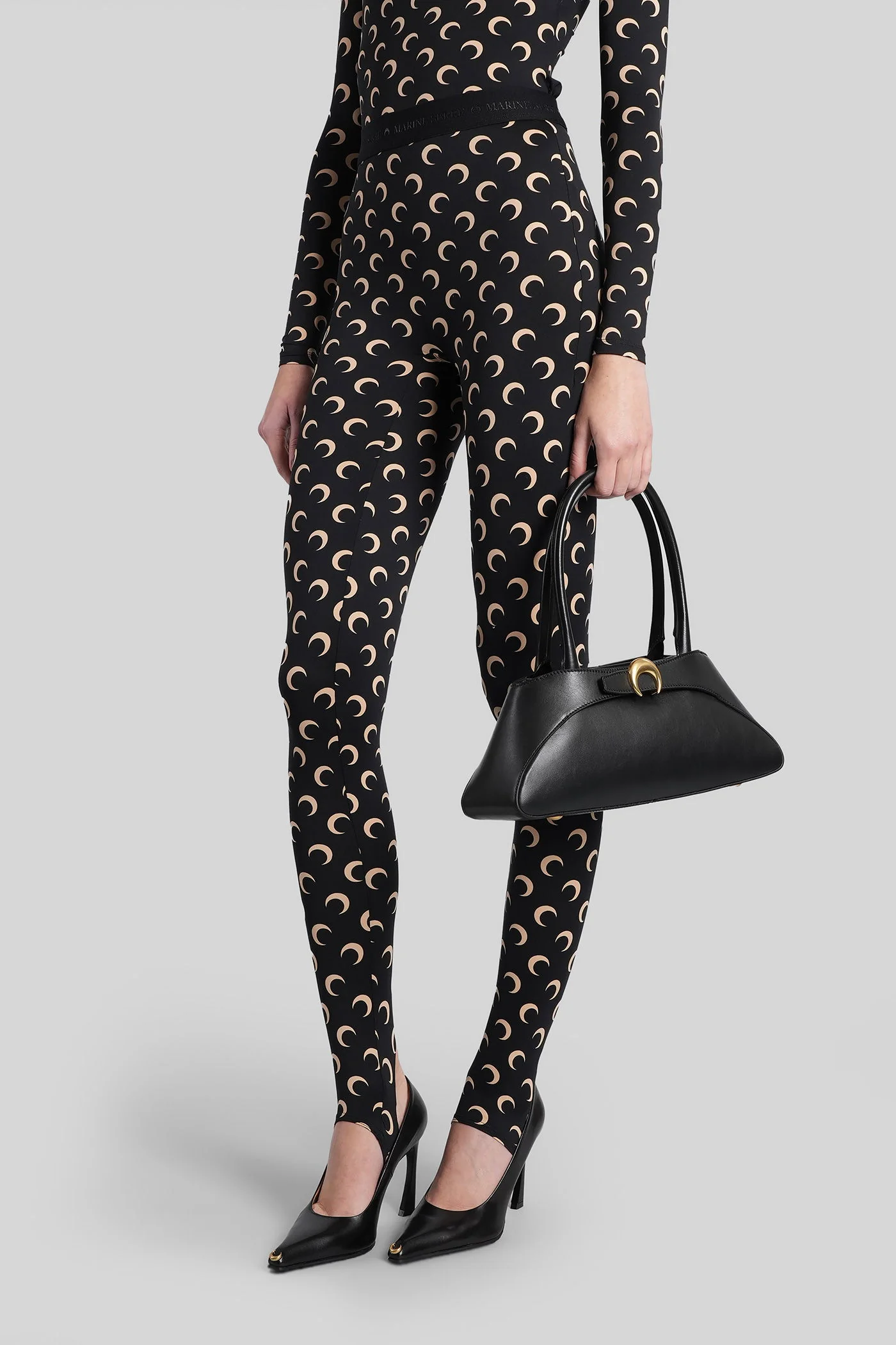 Leggings in black polyamide - Image 4