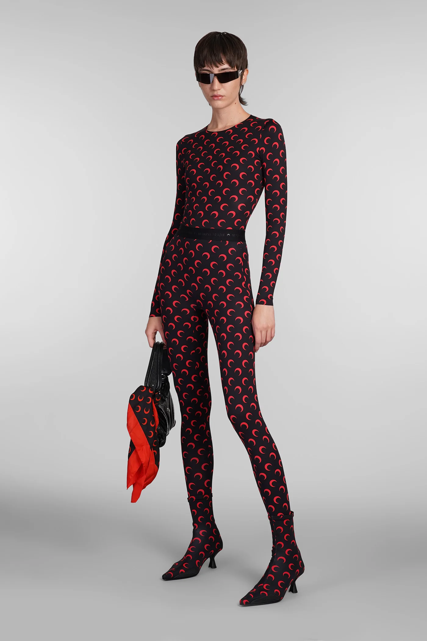 Leggings in black polyester - Image 2