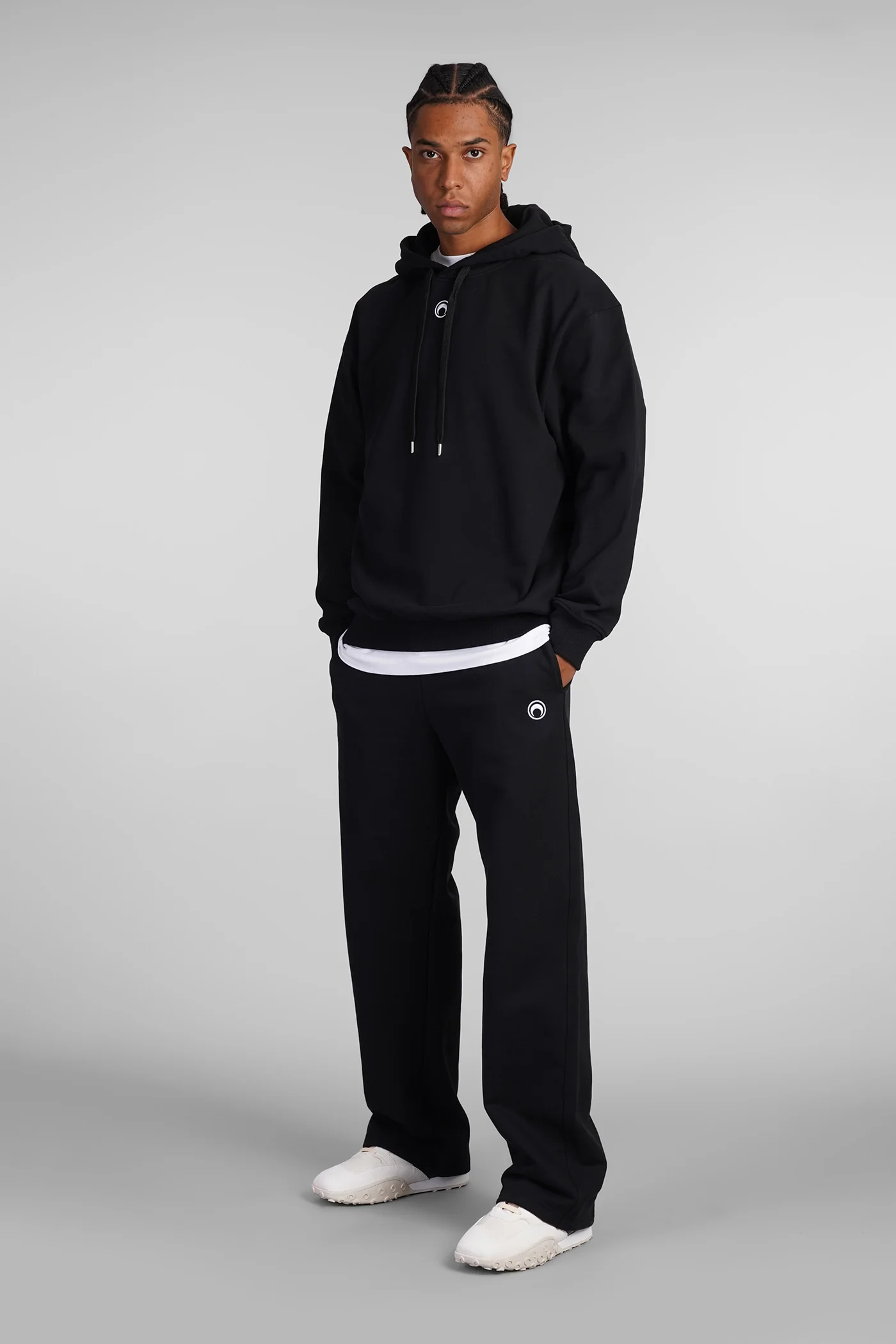 Pants in black cotton - Image 2